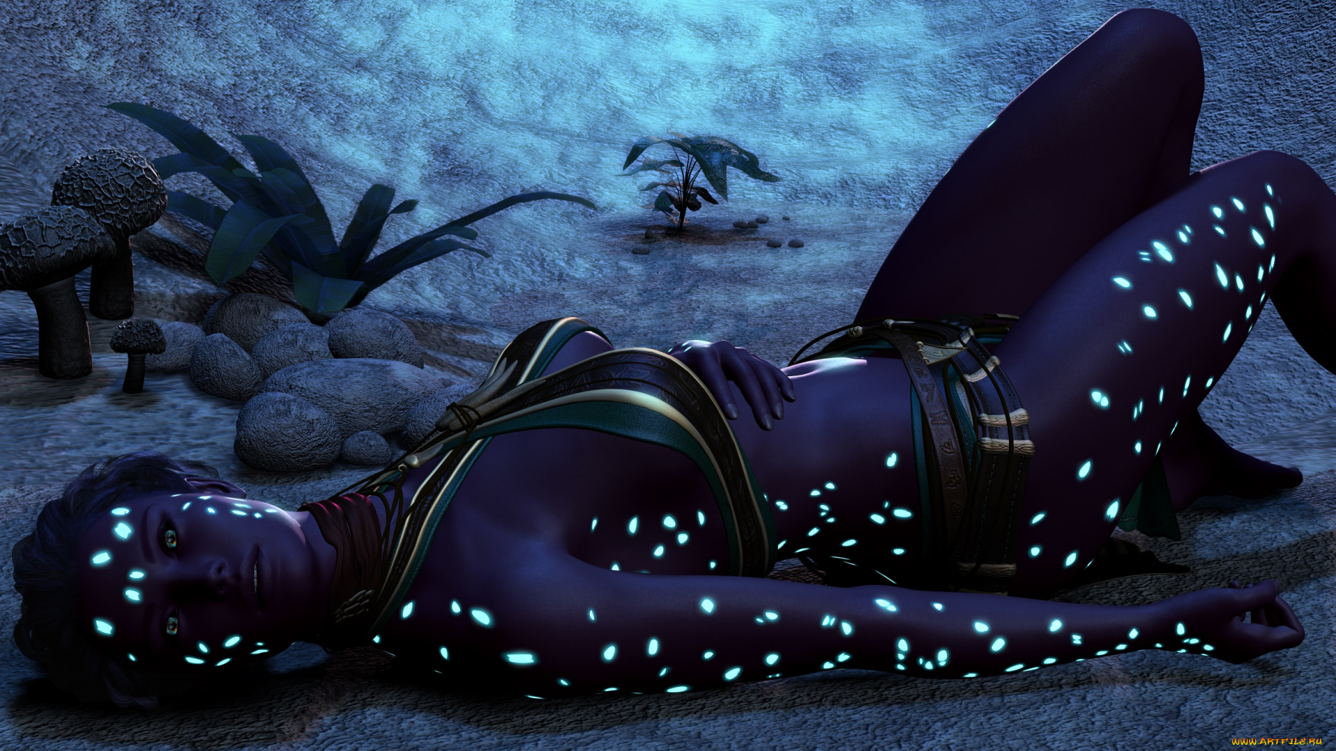 3д, графика, существа, , creatures, фон, взгляд, халк