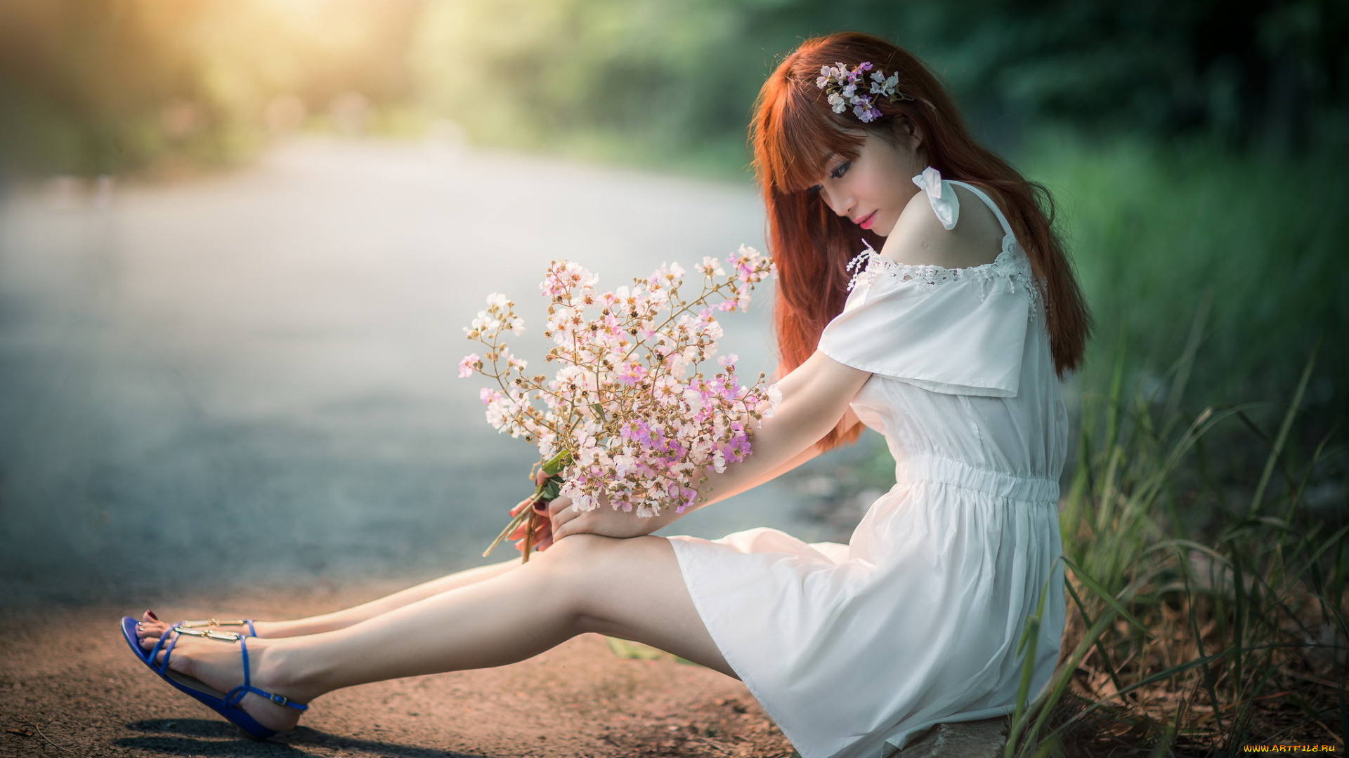 девушки, -unsort, , азиатки, азиатка, лето, девушка