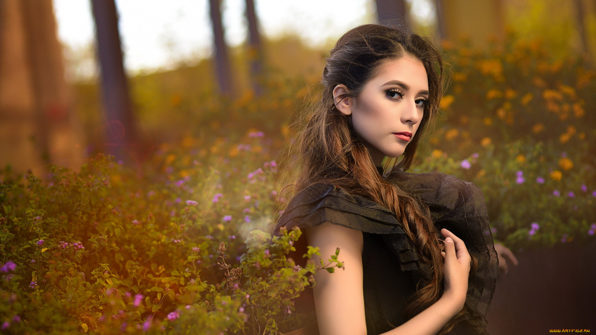 девушки, -unsort, , брюнетки, , шатенки, фон, поза, девушка