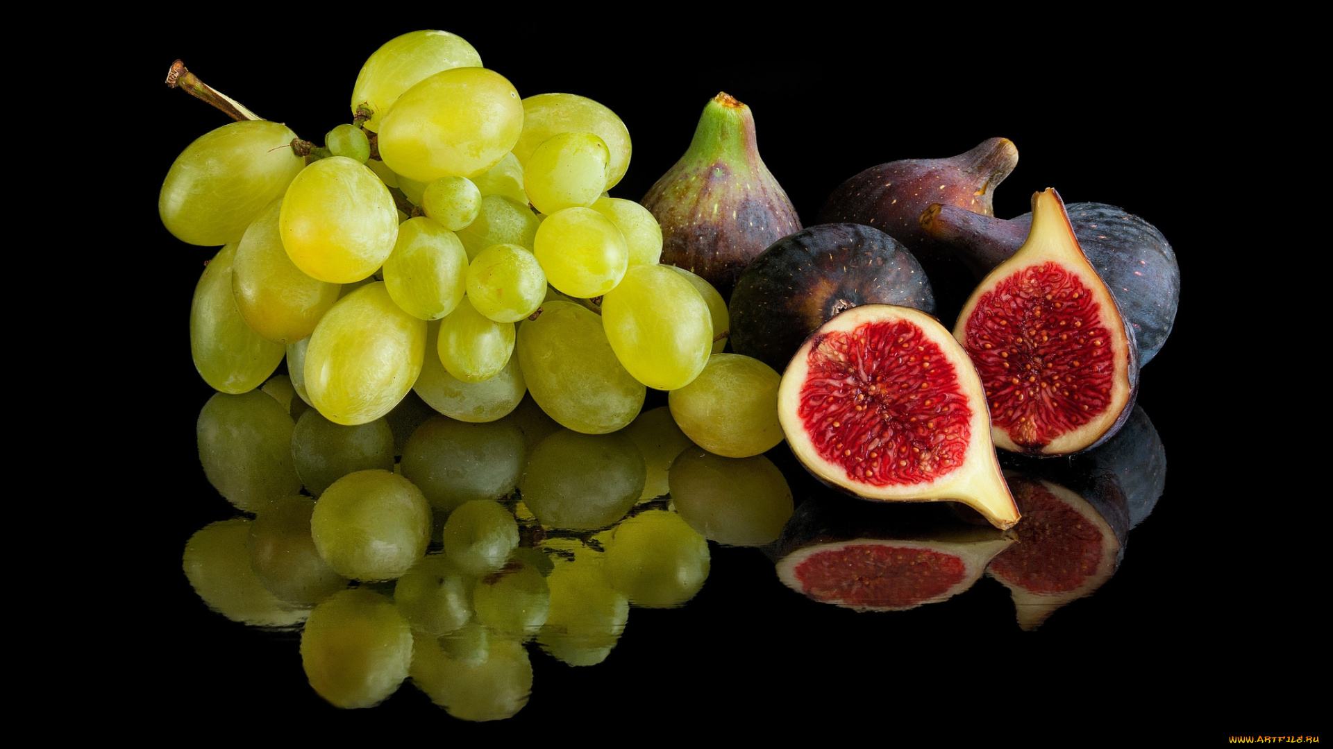 еда, фрукты, , ягоды, инжир, виноград