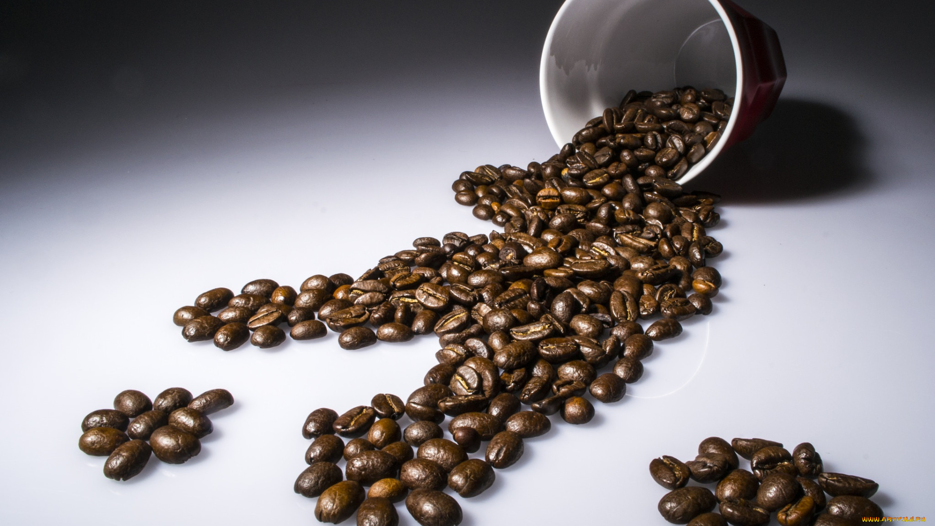 еда, кофе, , кофейные, зёрна, чашка, зерна