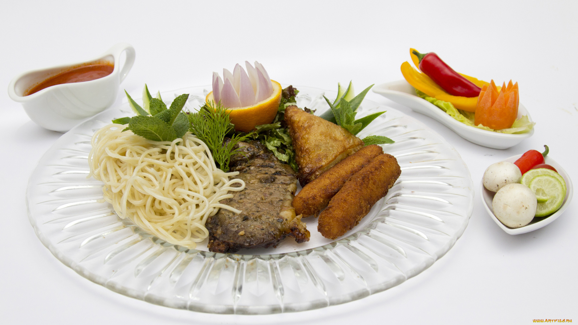 еда, макаронные, блюда, овощи, гарнир, мясо