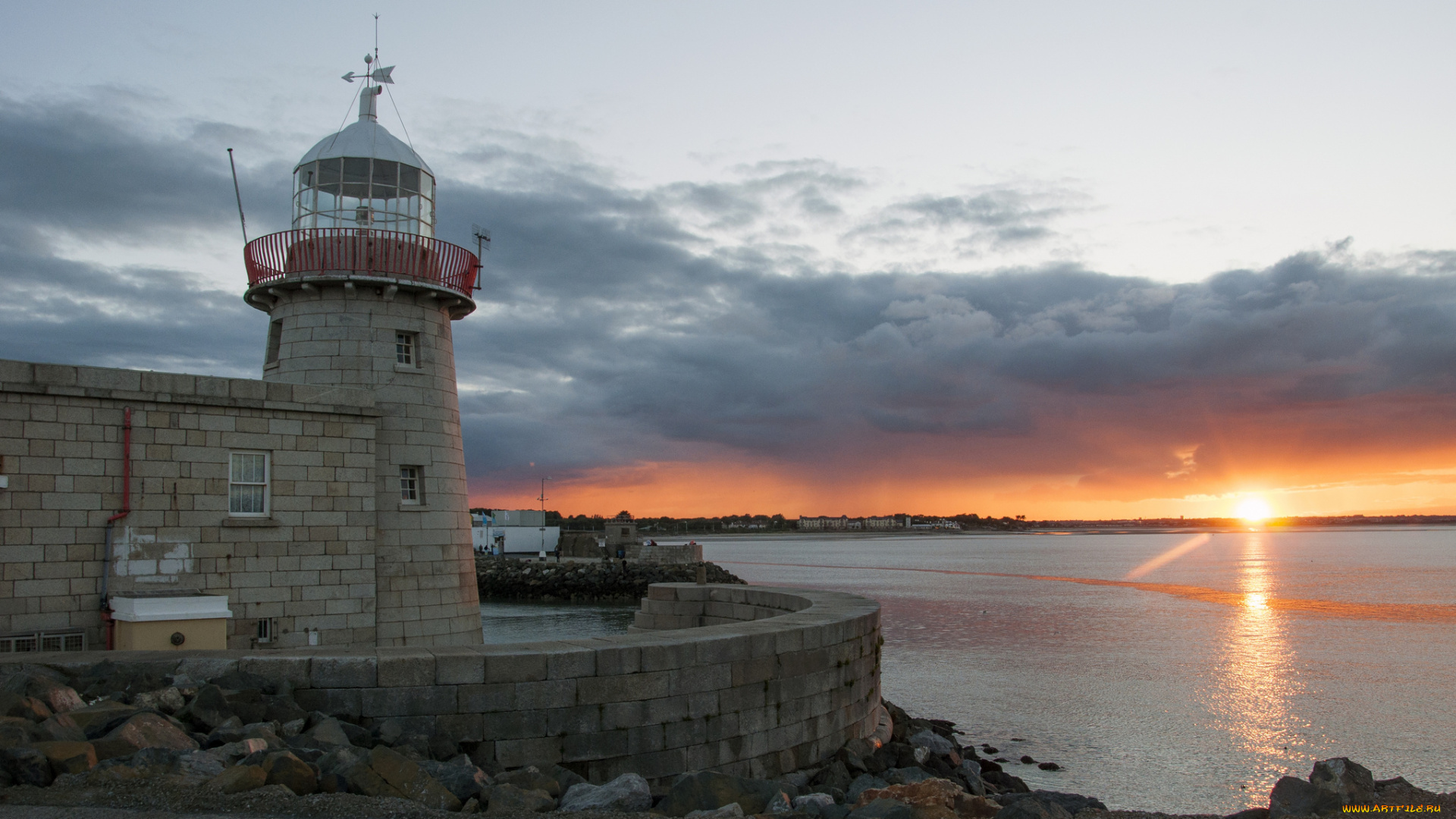 природа, маяки, маяк, побережье