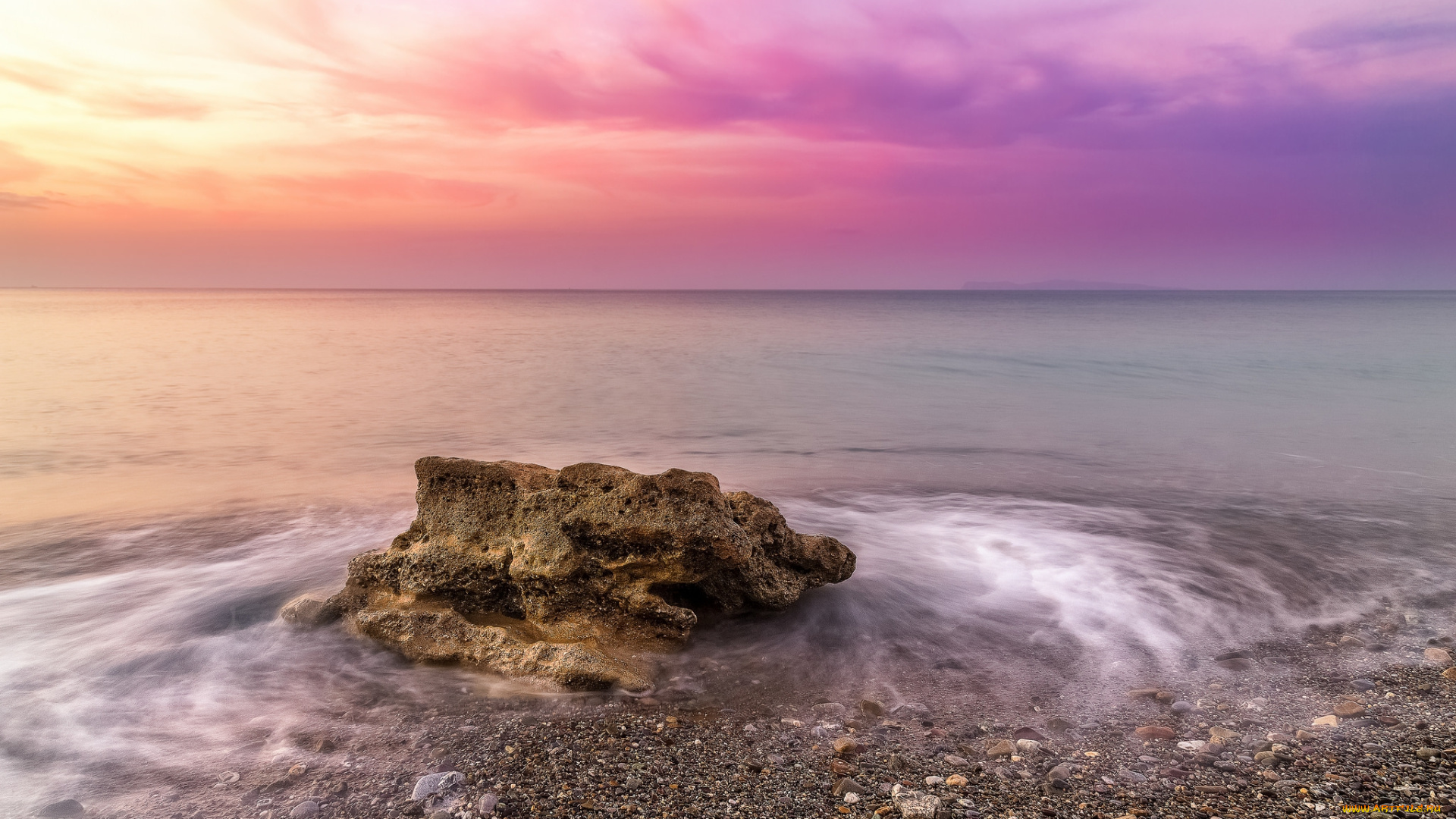 природа, побережье, океан, пляж