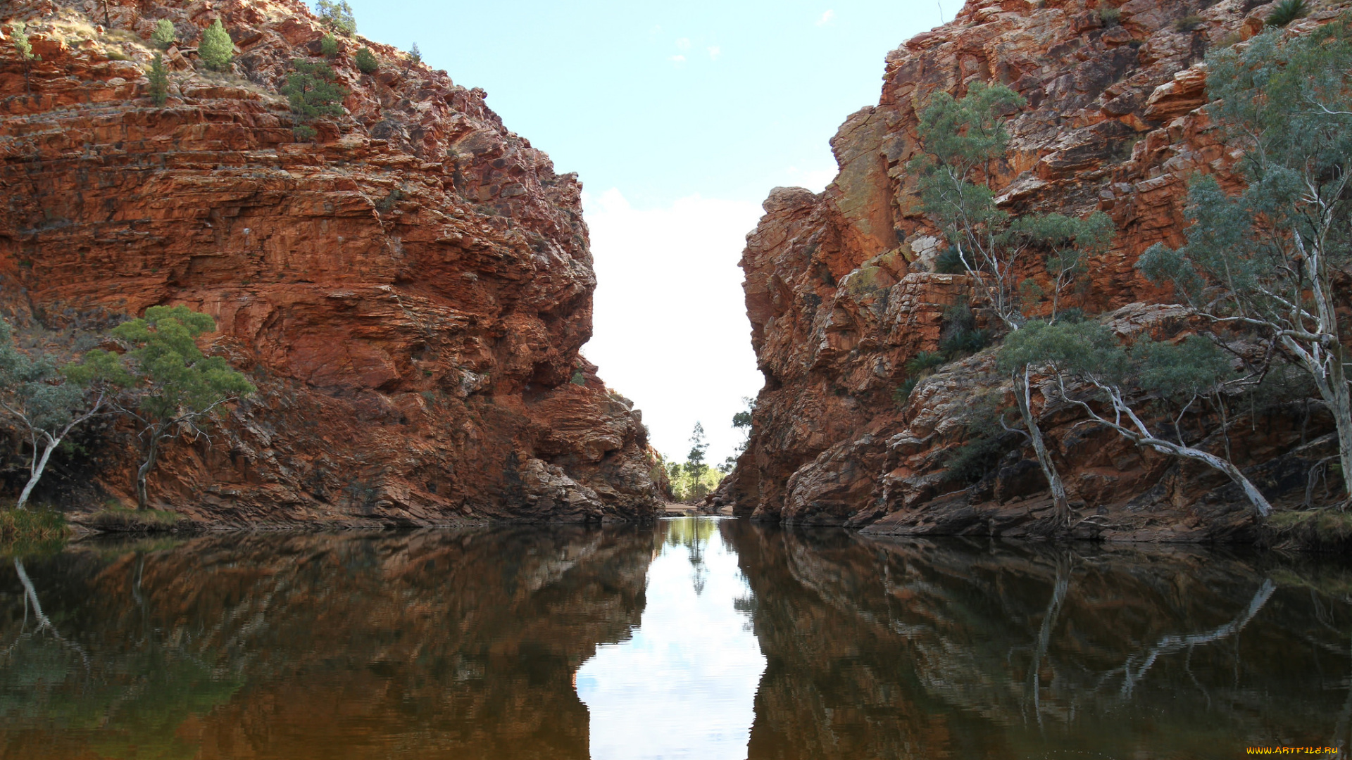 природа, реки, озера, горы, деревья, озеро