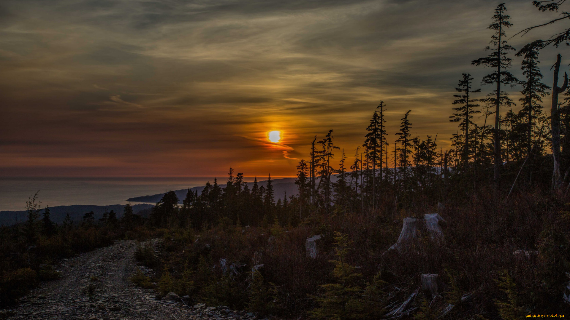 природа, восходы, закаты, сумерки