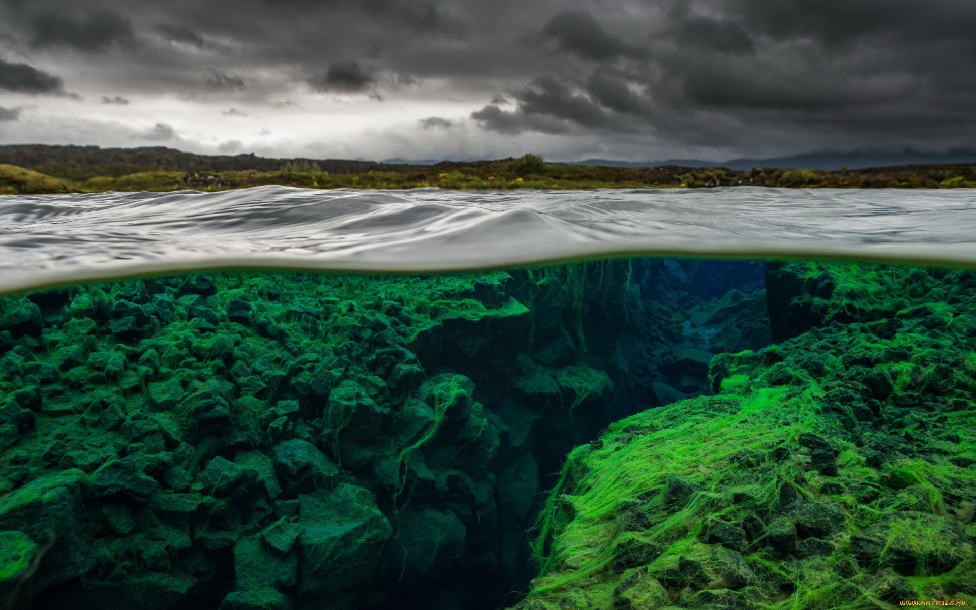 природа, моря, океаны, вода, небо, дно
