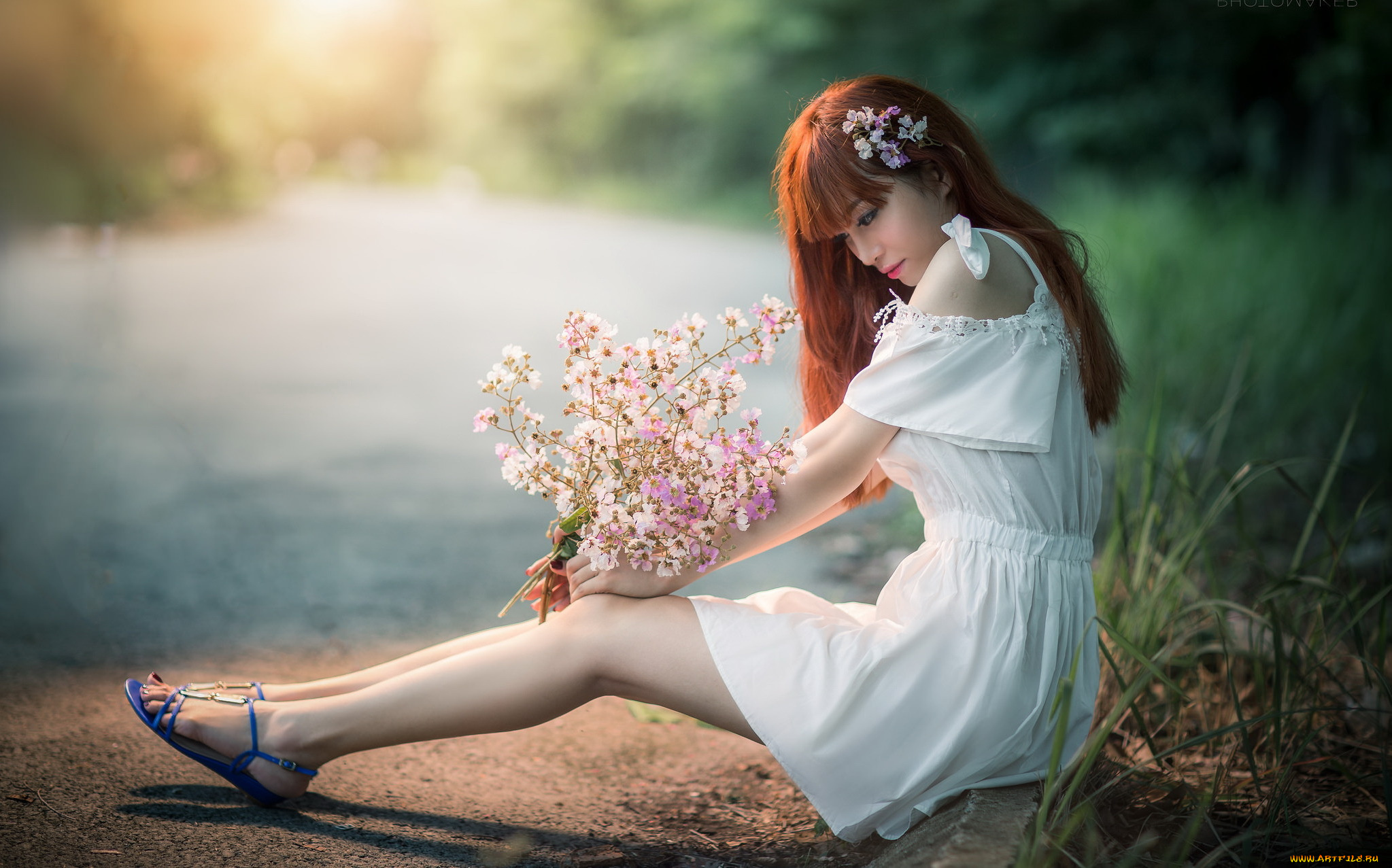 девушки, -unsort, , азиатки, азиатка, лето, девушка