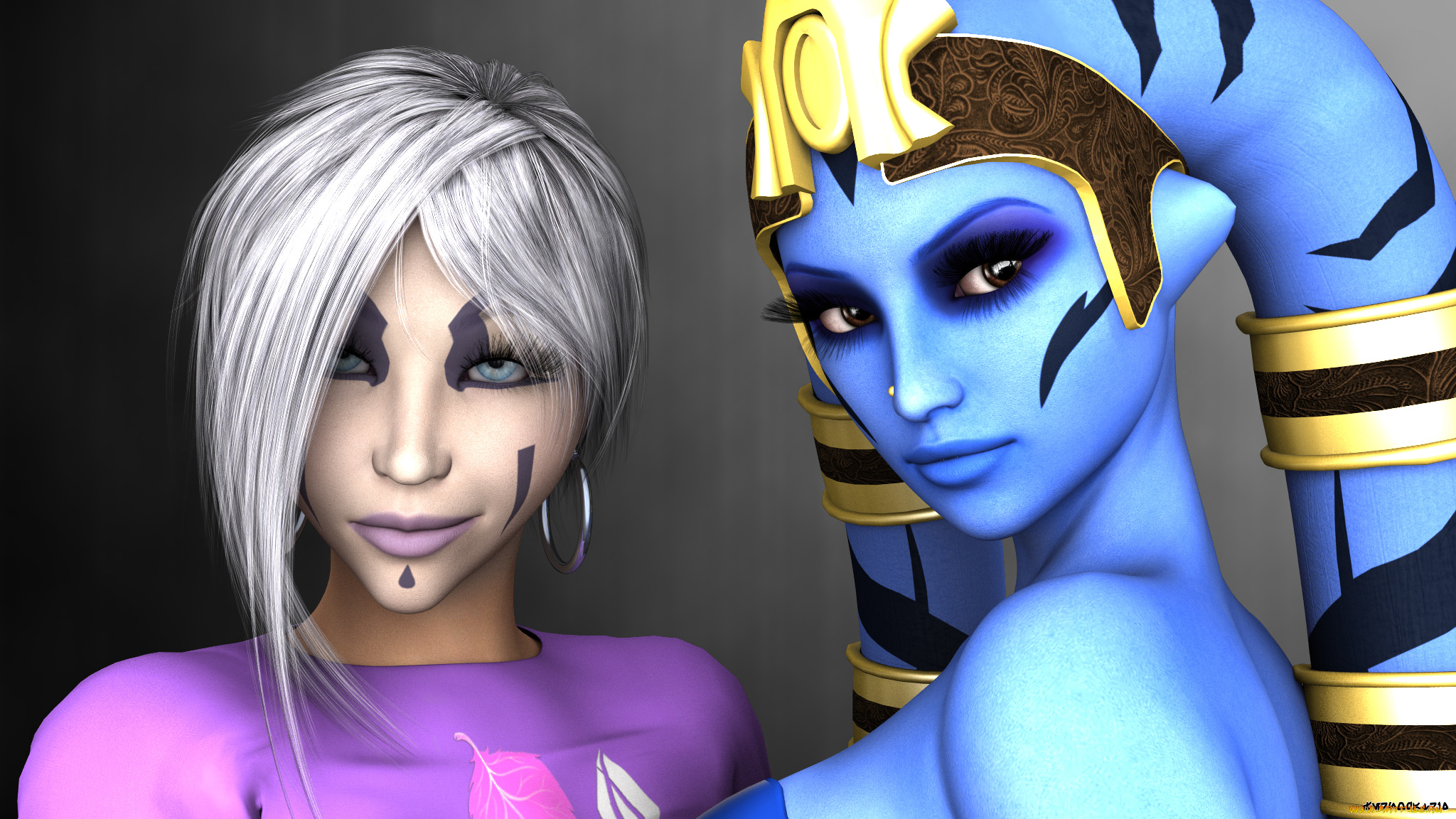 3д, графика, существа, , creatures, фон, взгляд, халк