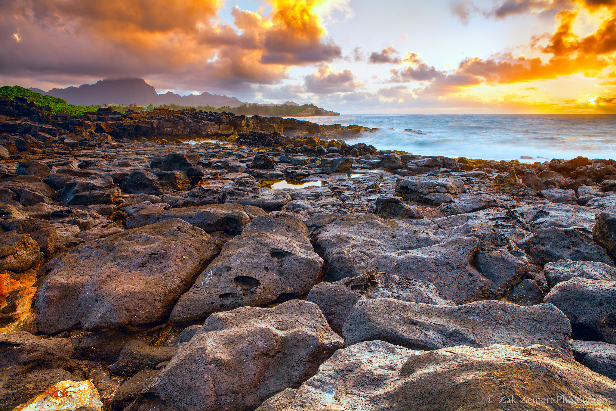 природа, восходы, закаты, облака, берег, камни, закат