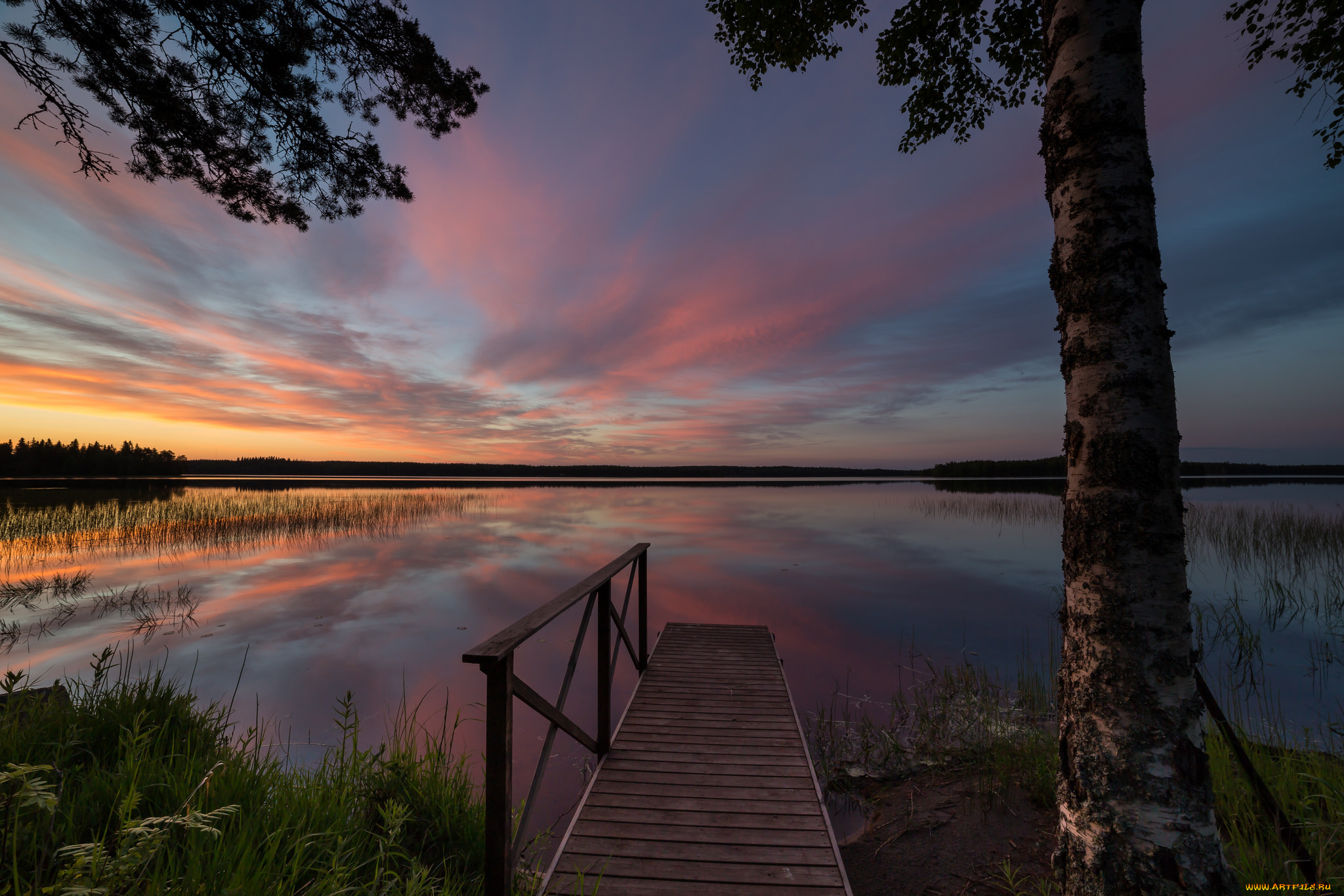 природа, восходы, закаты, зорька, вечер