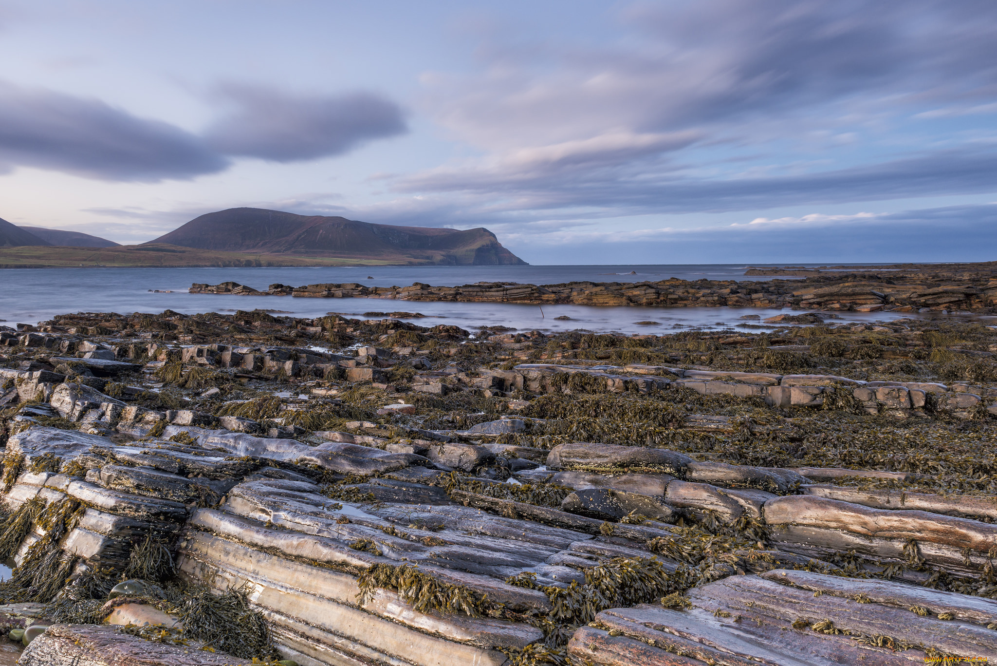 природа, побережье, скалы, море