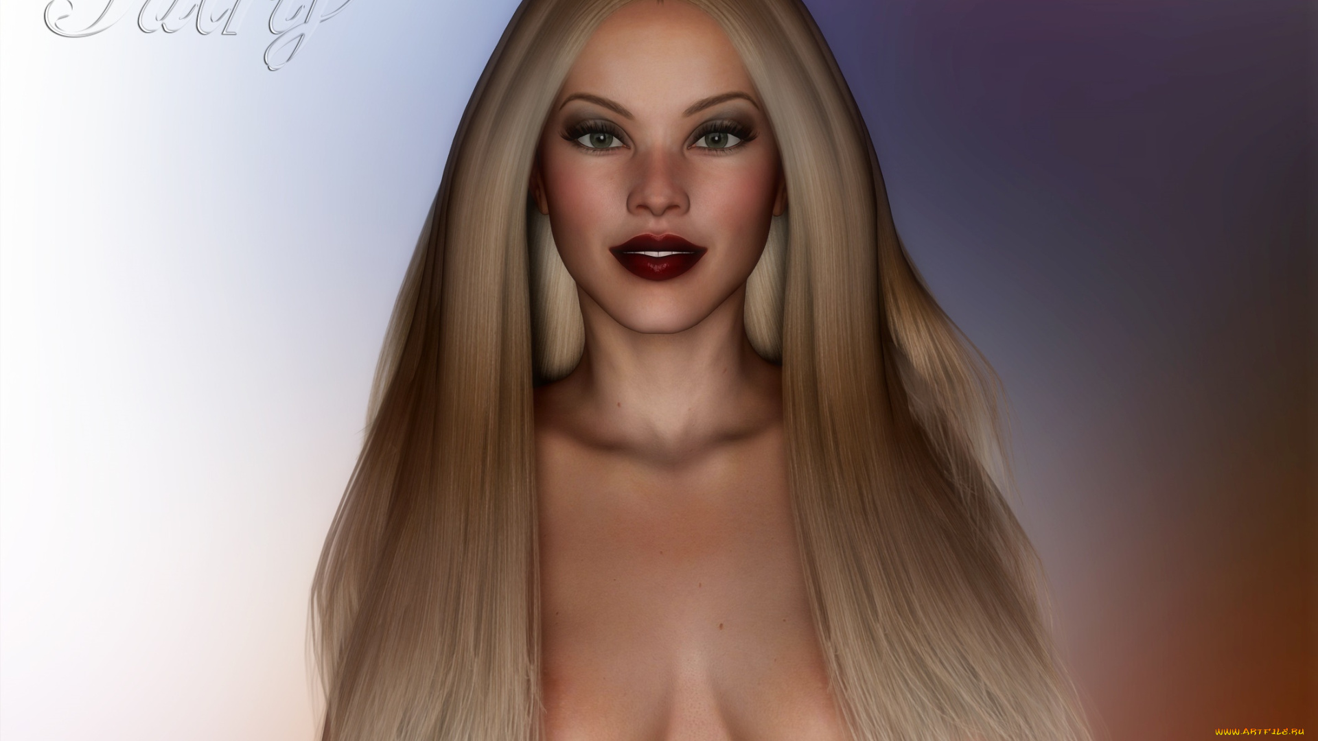 3д, графика, люди, , people, девушка, фон, взгляд