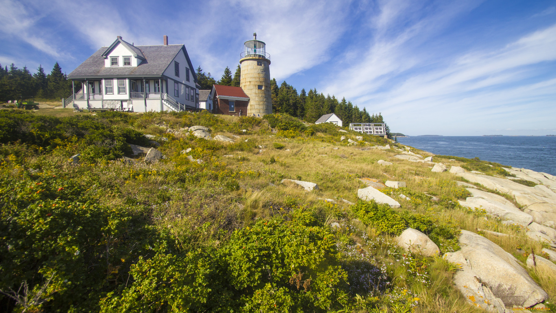 природа, маяки, маяк, побережье