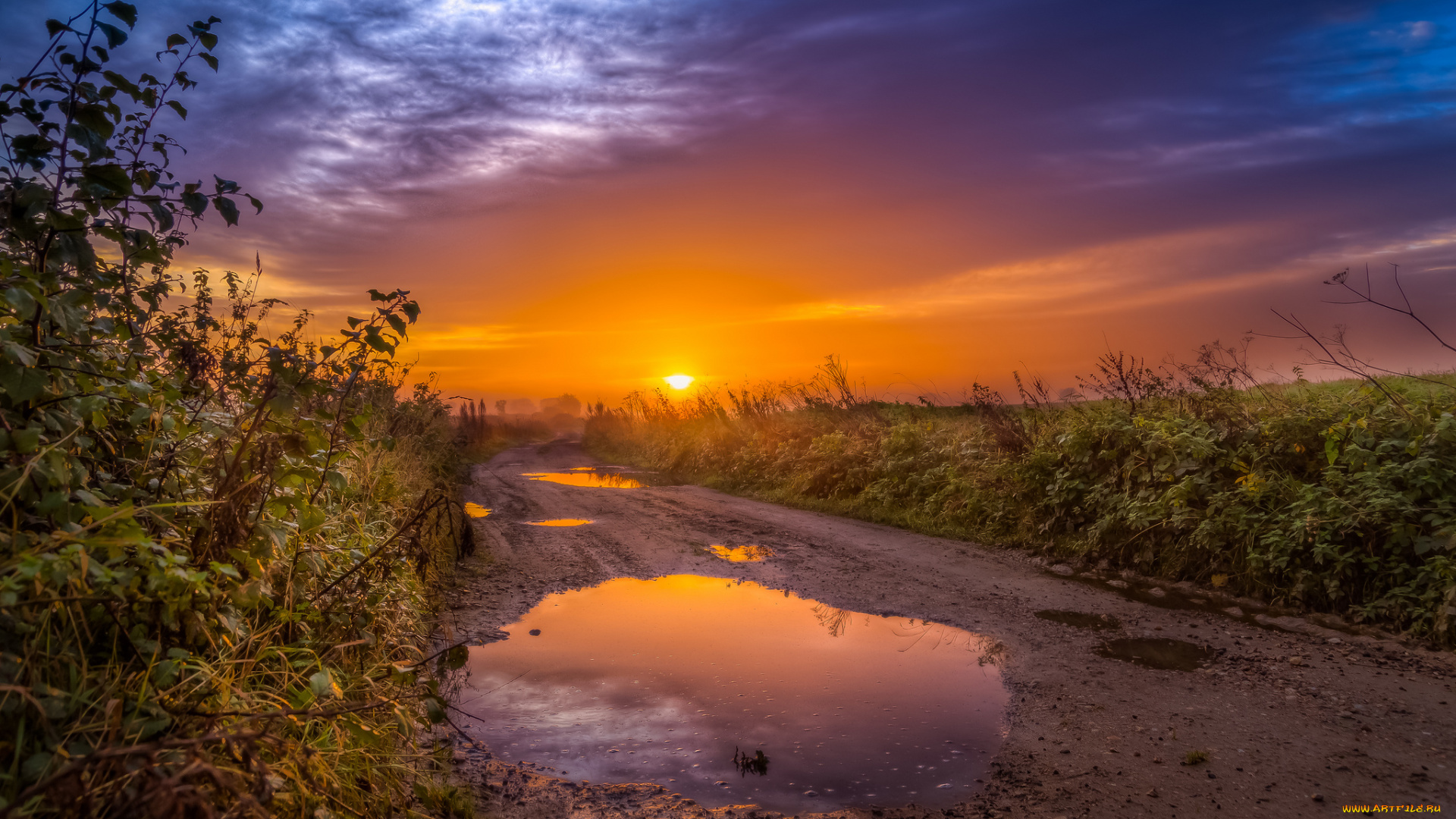 природа, восходы, закаты, рассвет