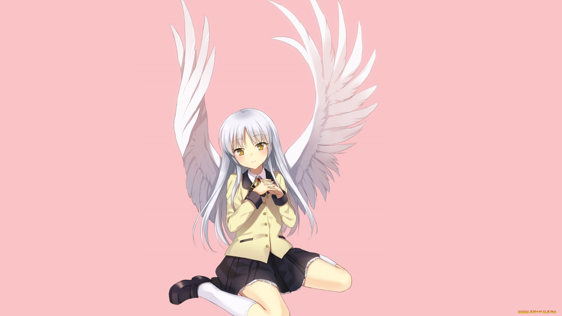аниме, angel, beats, angel, beats