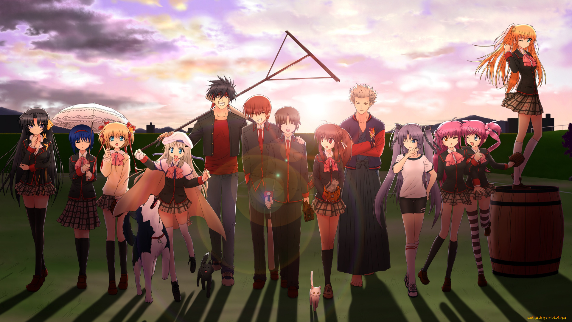 аниме, angel, beats, ангельские, ритмы