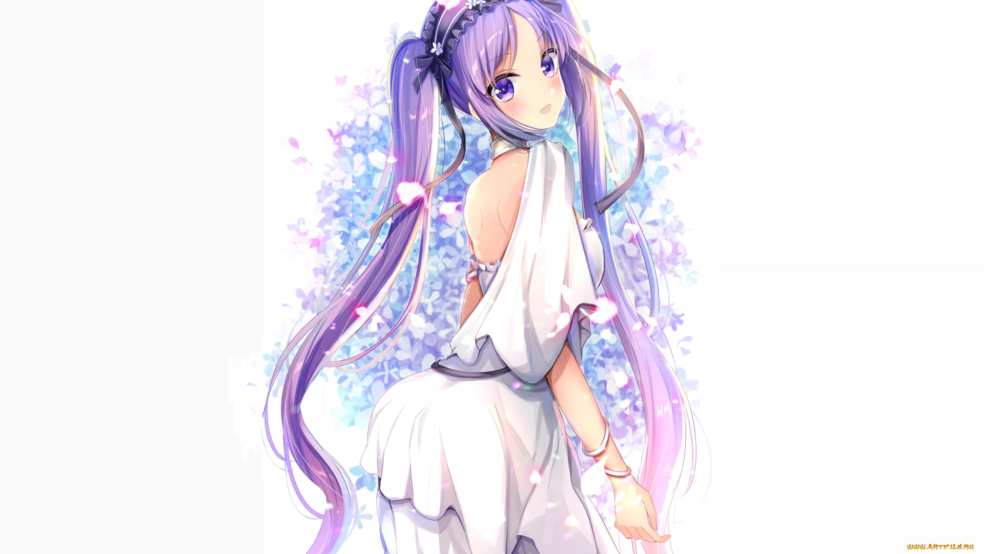 аниме, fate, stay, night, взгляд, фон, девушки