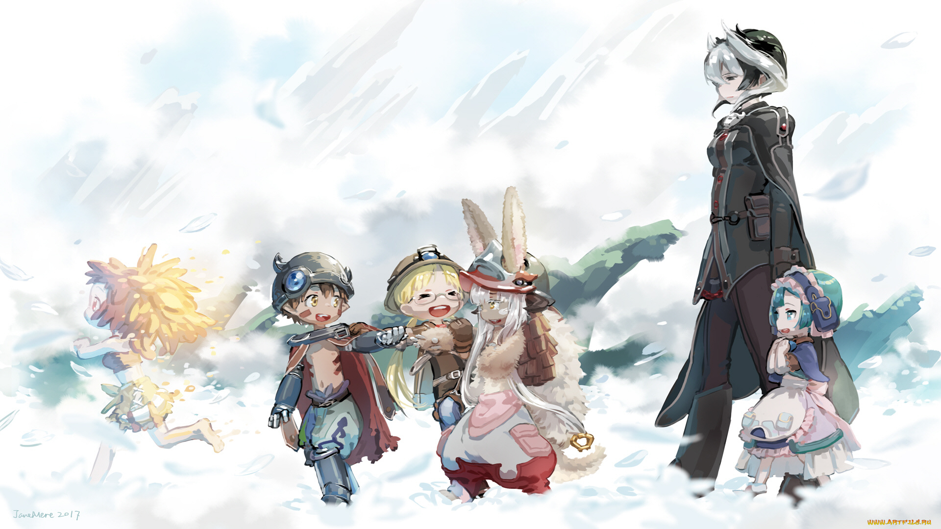 аниме, made, in, abyss, дети