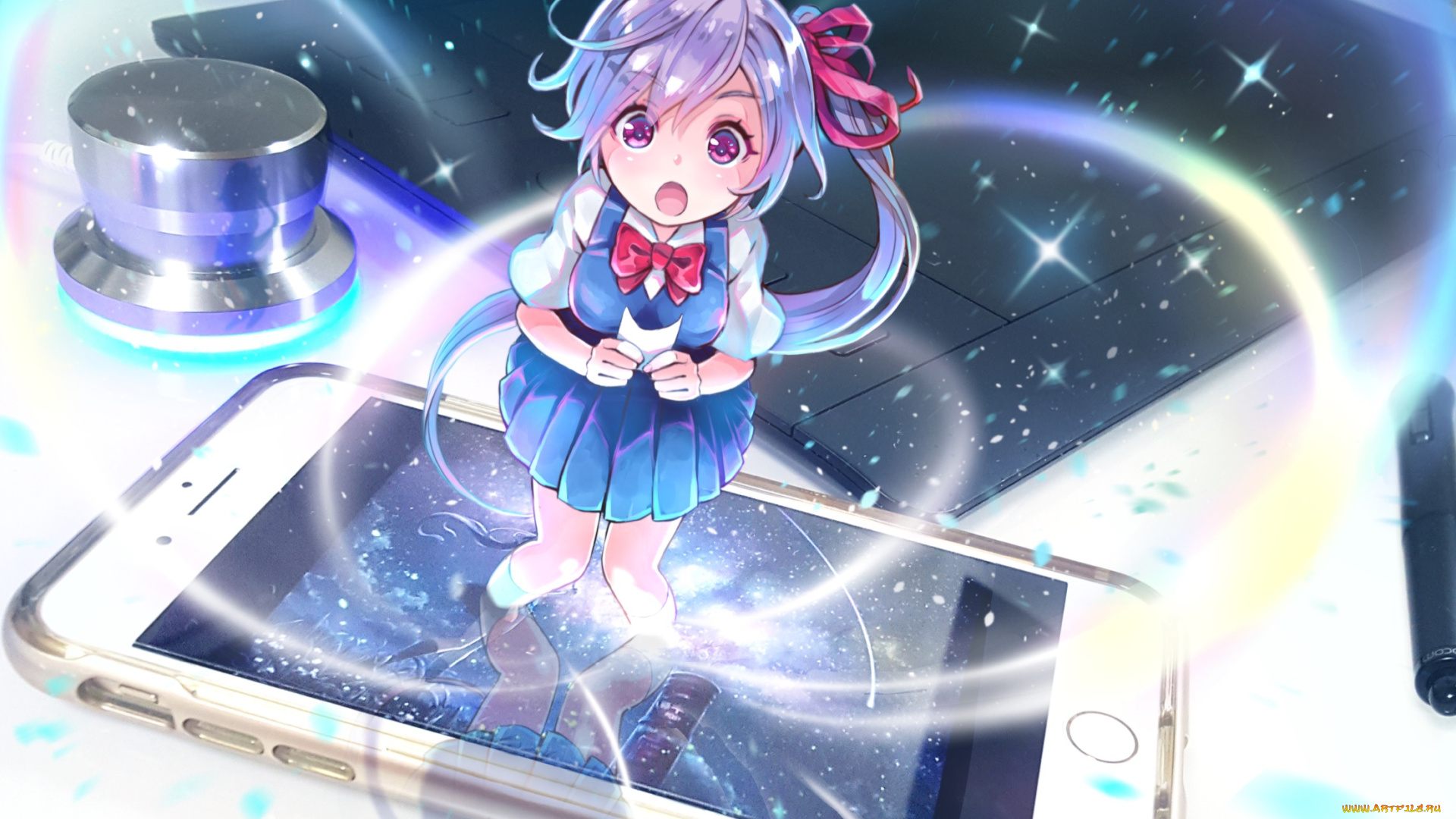 аниме, оружие, , техника, , технологии, девочка