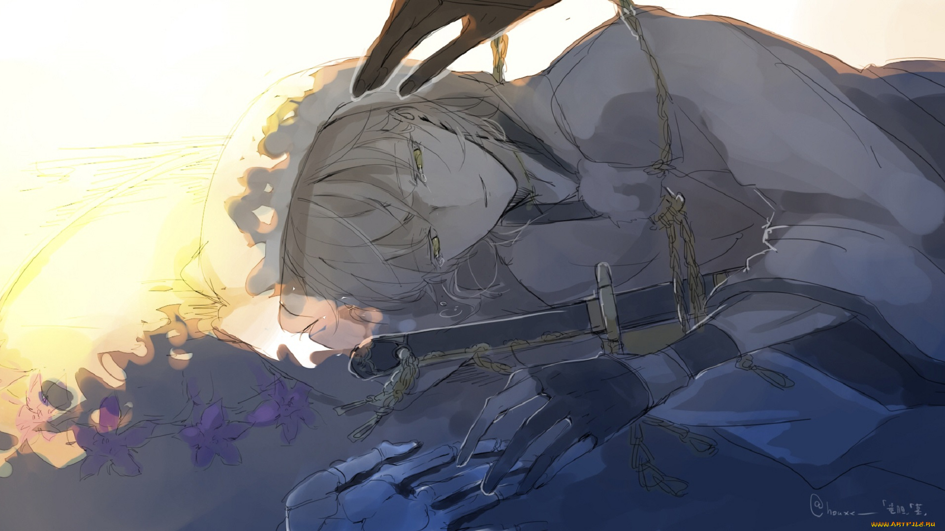 аниме, touken, ranbu, танец, мечей