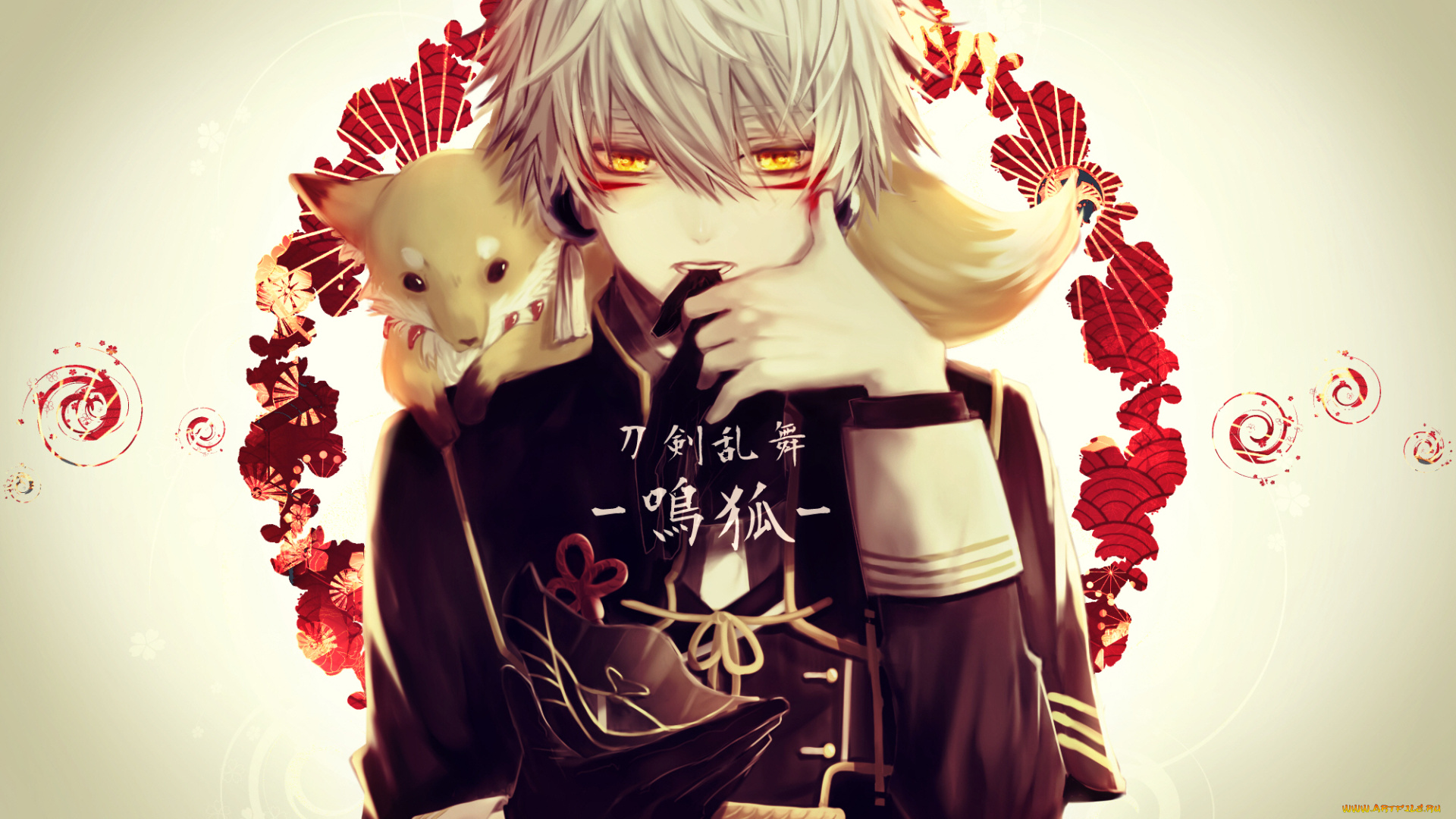 аниме, touken, ranbu, танец, мечей