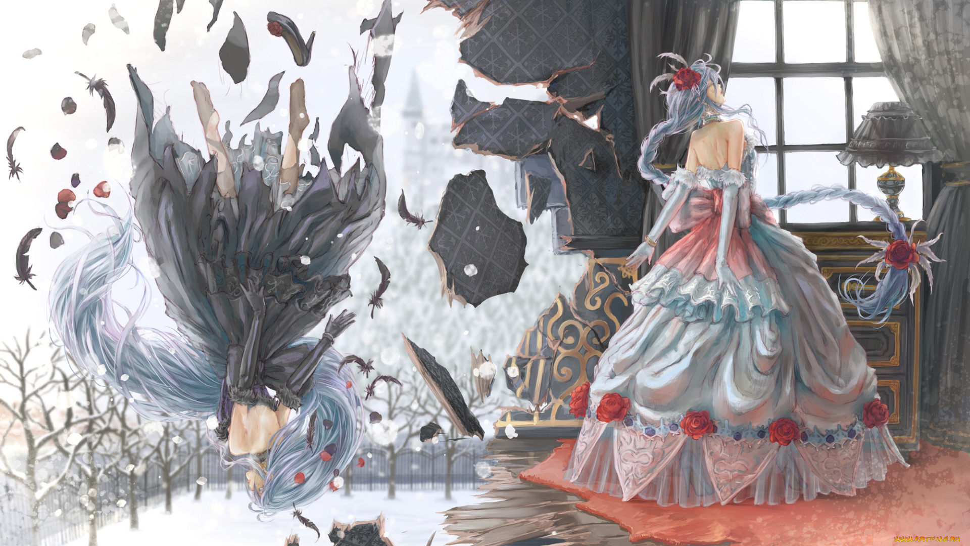 аниме, utau, девушка