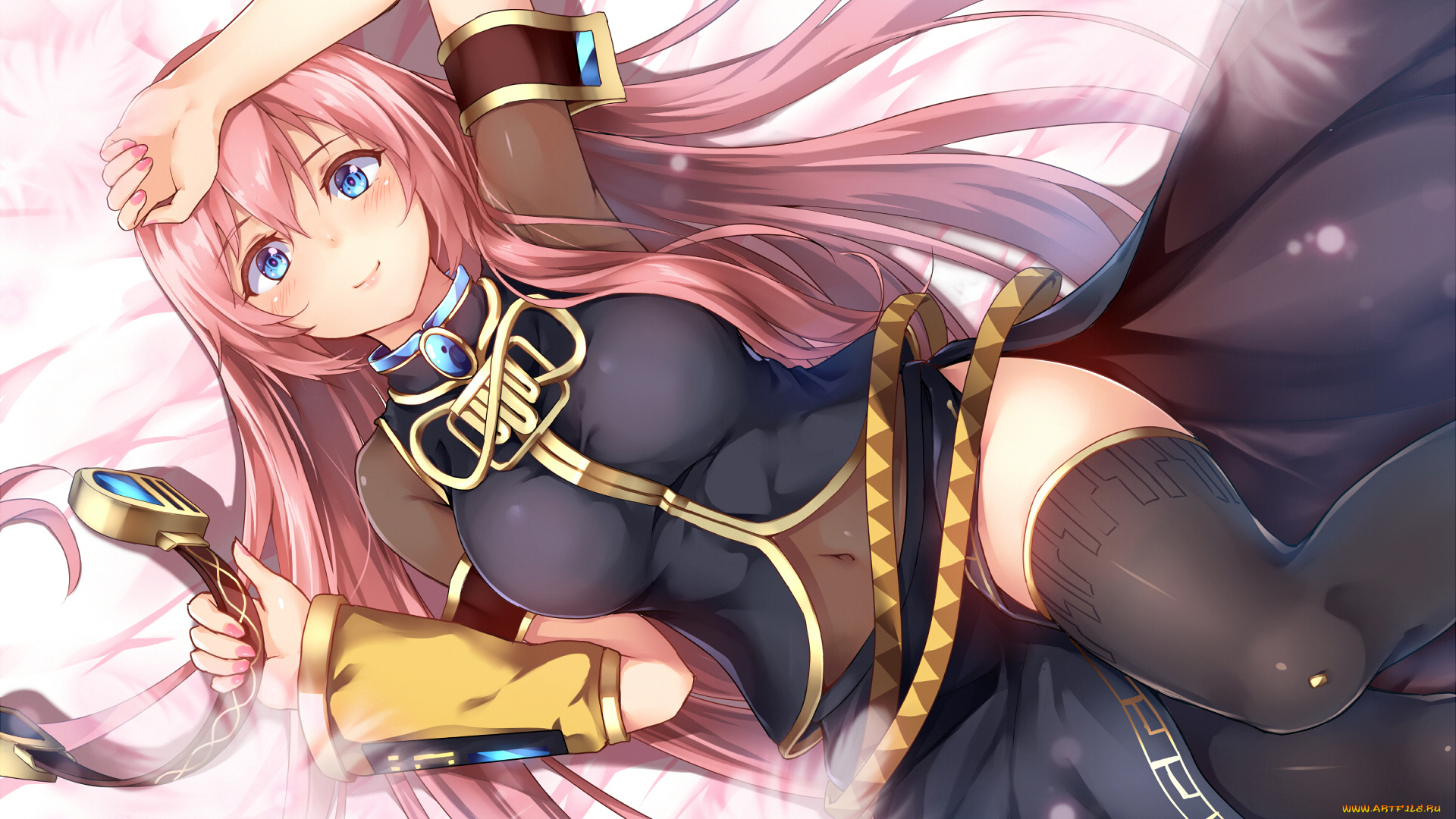 аниме, vocaloid, девушка