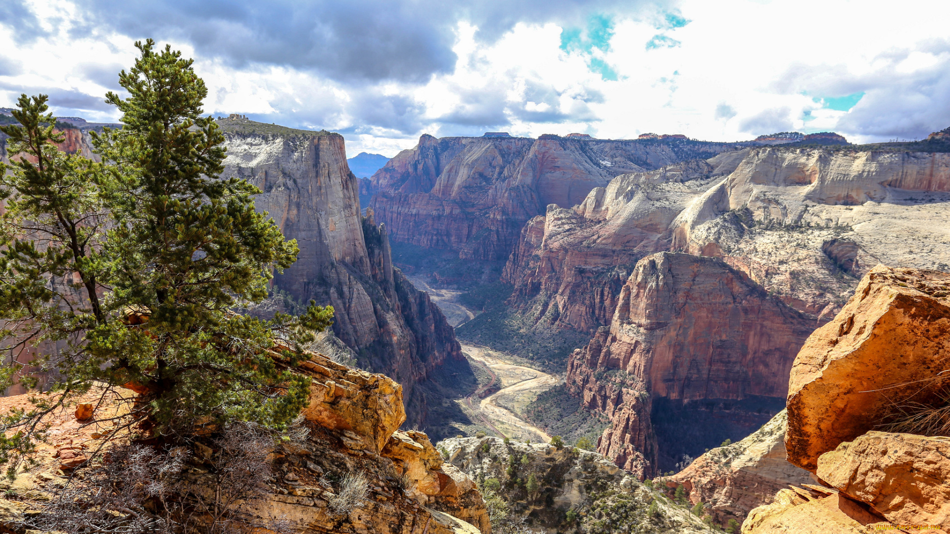 природа, горы, простор