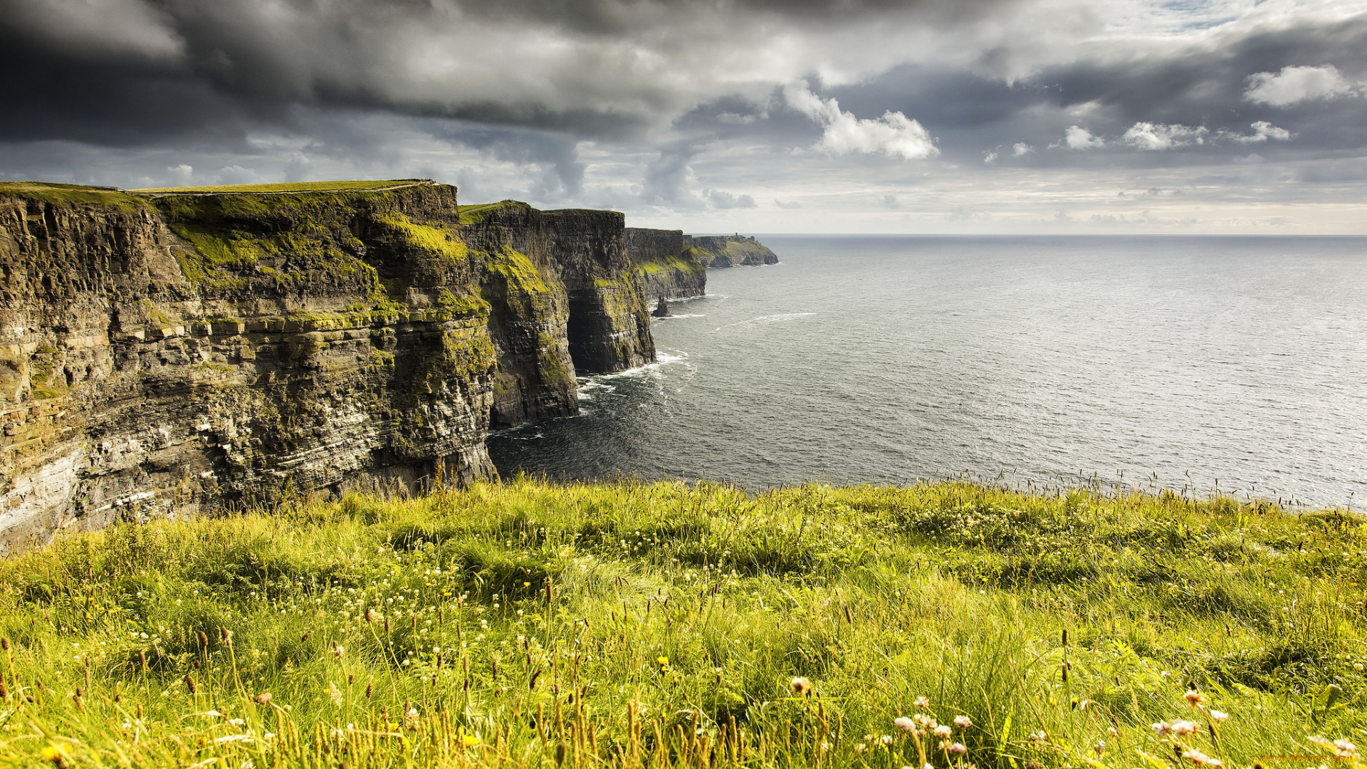 природа, побережье, простор