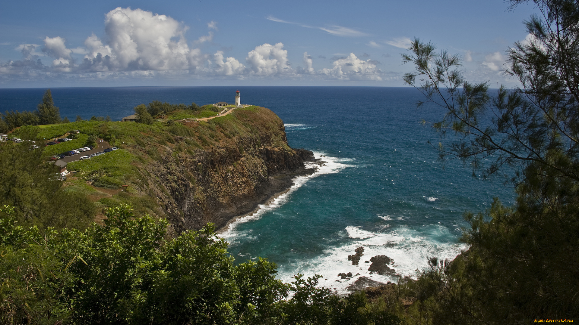 природа, побережье, простор