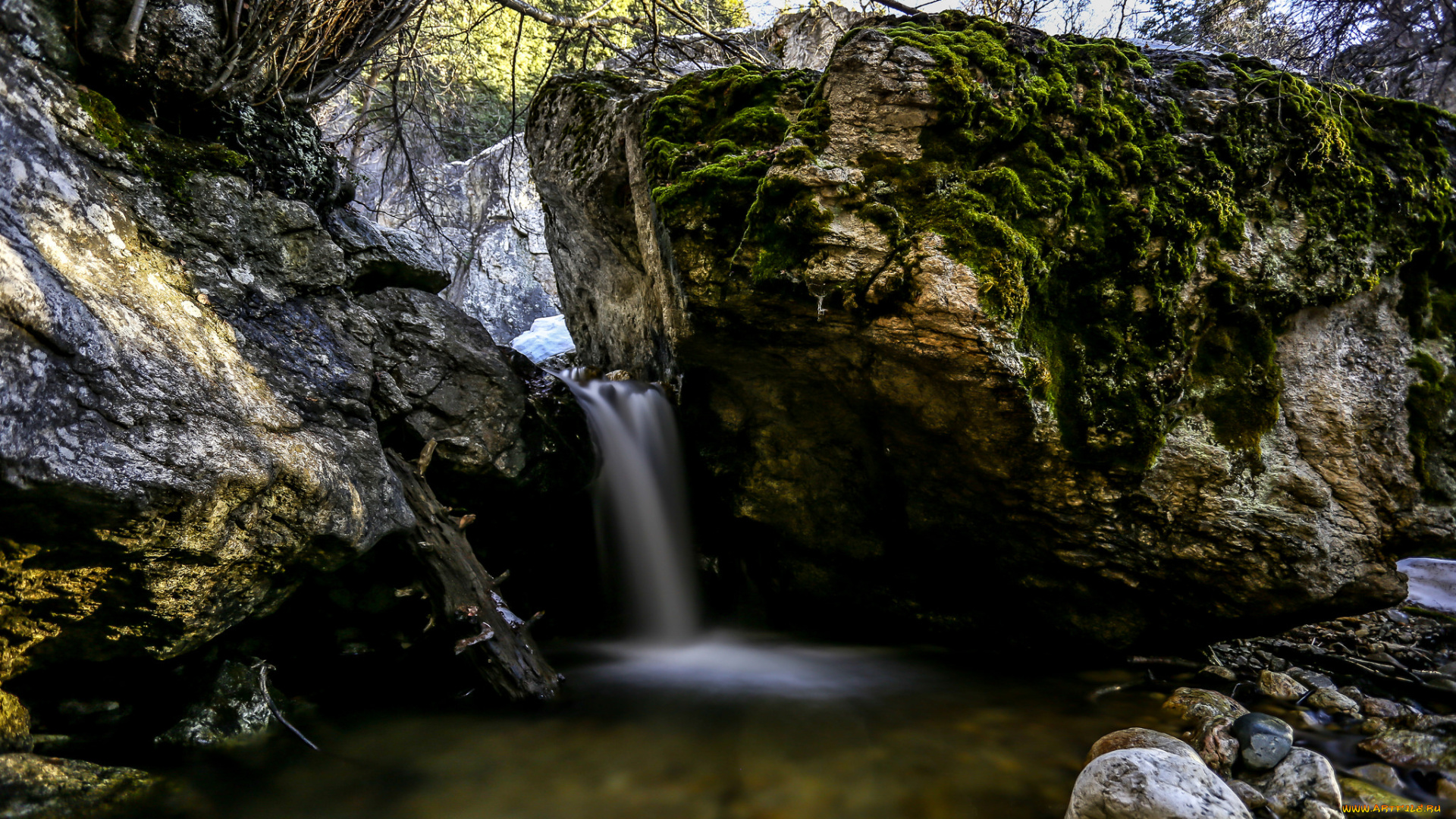 природа, водопады, простор