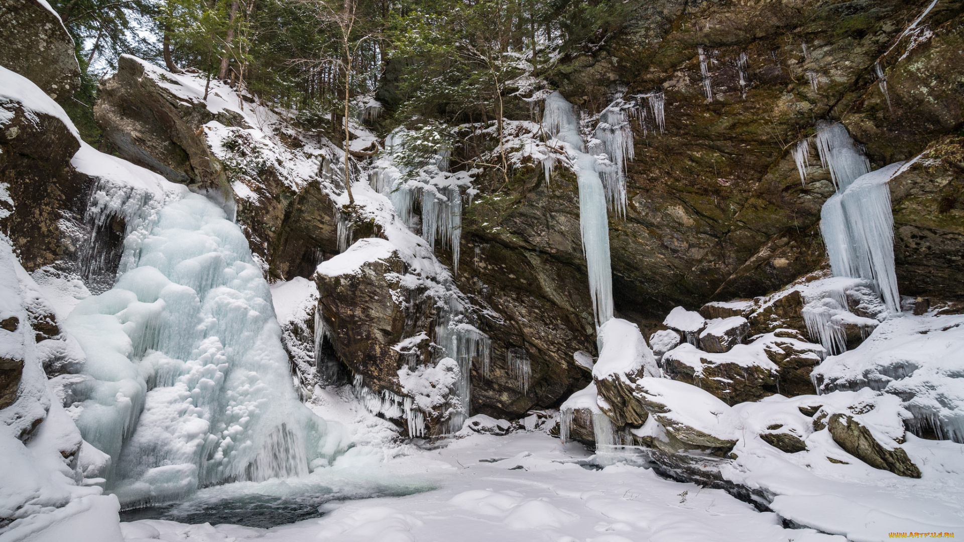 природа, зима, простор