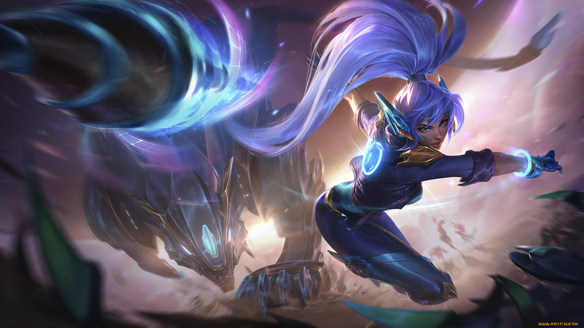 видео, игры, league, of, legends, justice, league, nidalee