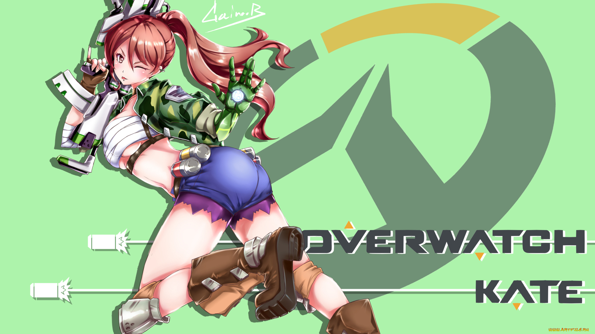 видео, игры, overwatch, девушка