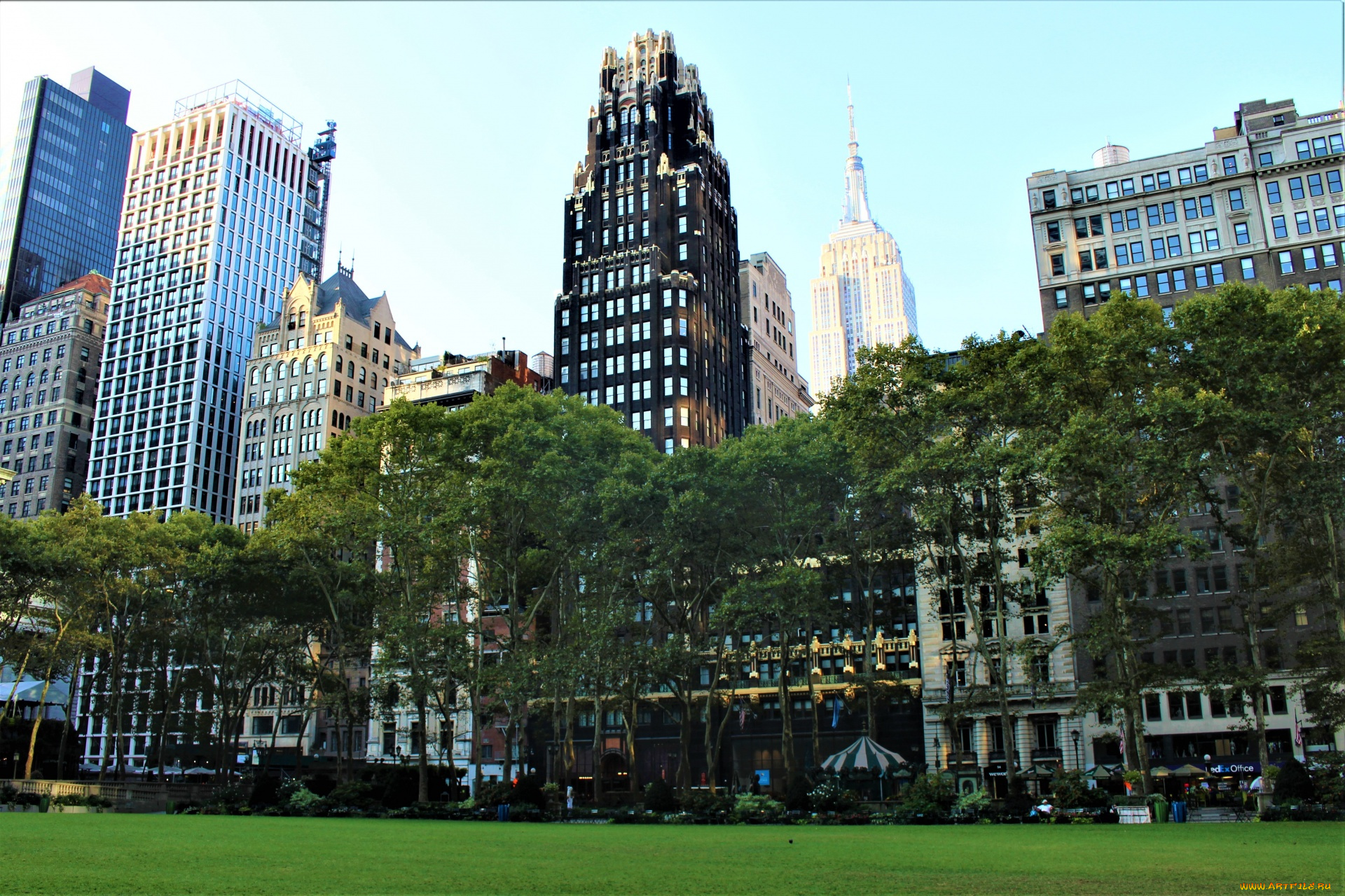 bryant, park, города, нью-йорк, , сша, bryant, park