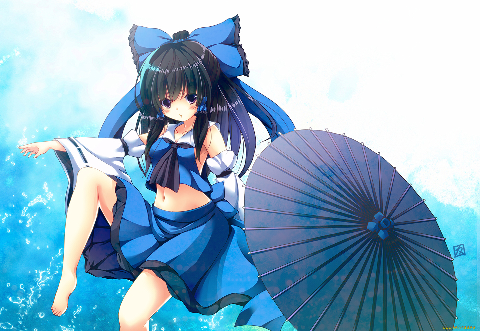 аниме, touhou, девушка