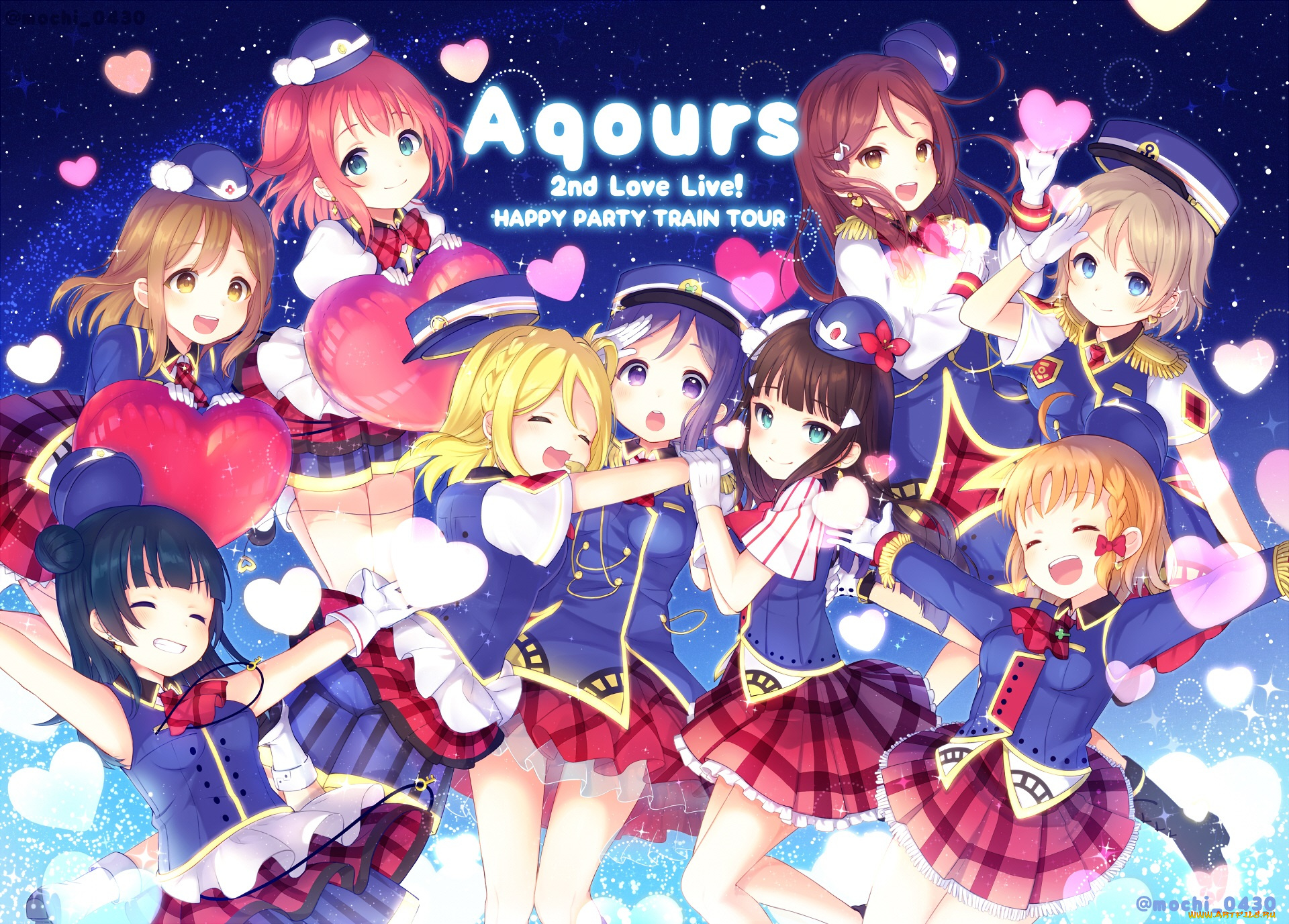 аниме, love, live, , school, idol, project, девочки