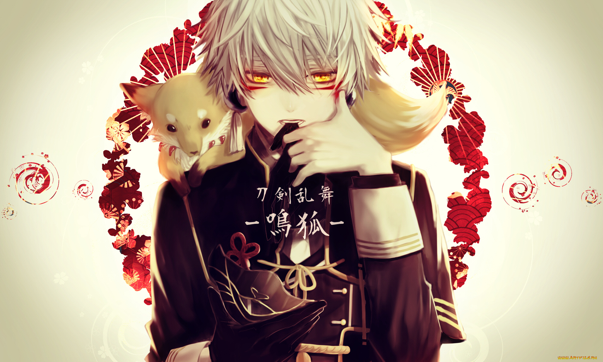 аниме, touken, ranbu, танец, мечей