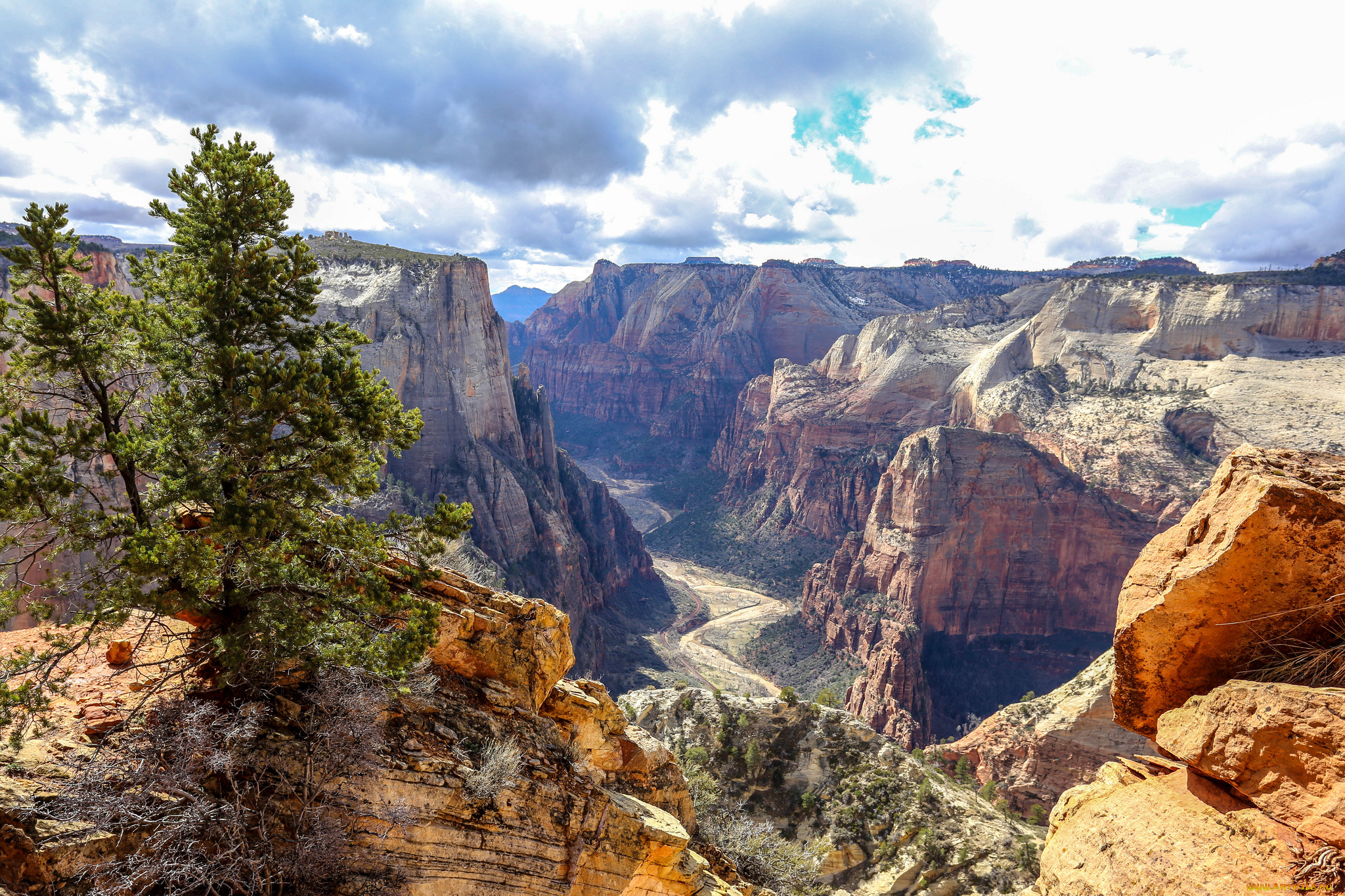 природа, горы, простор