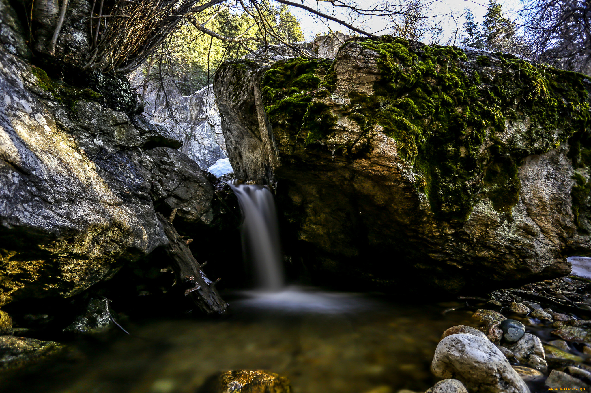 природа, водопады, простор