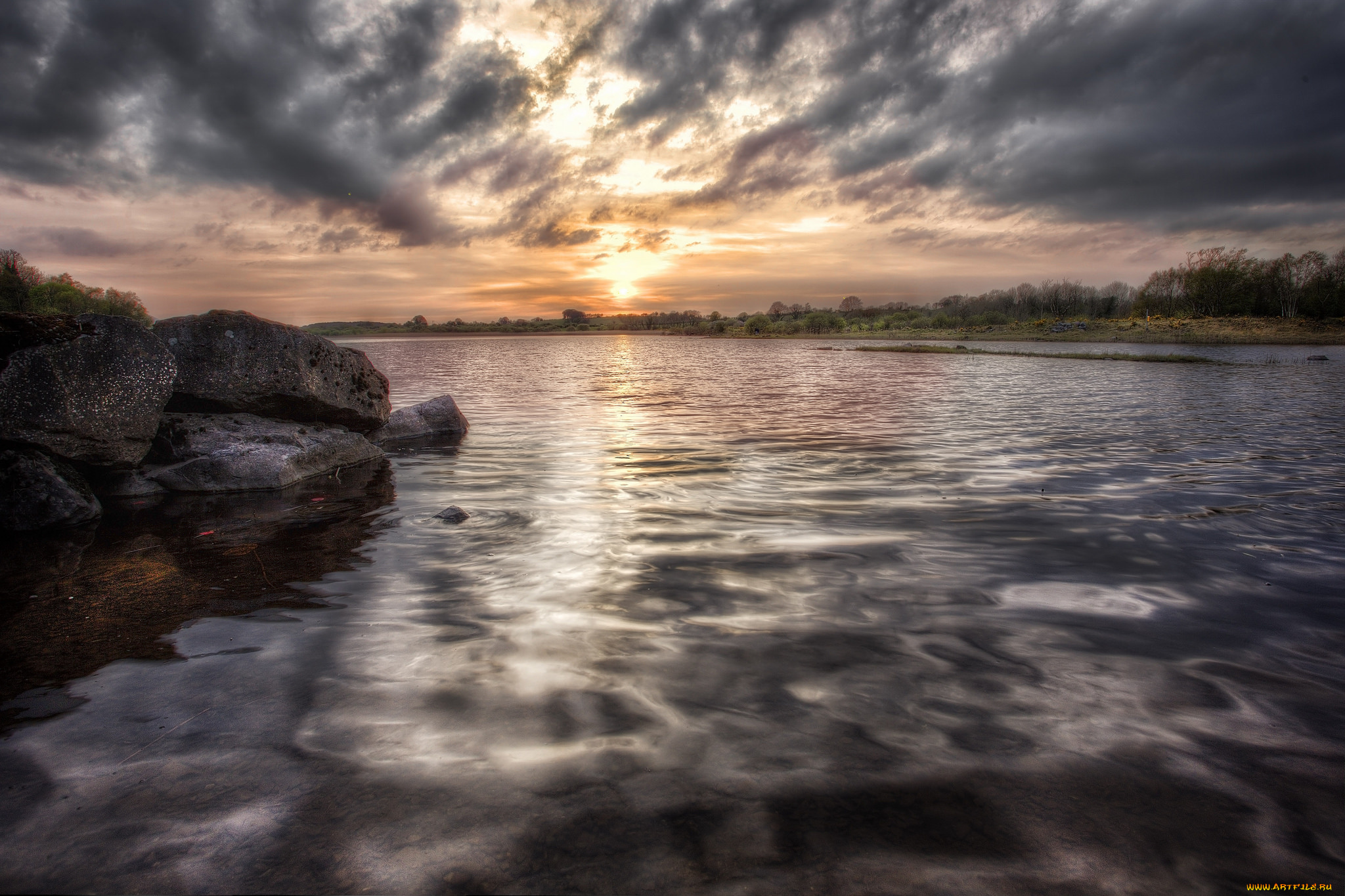 природа, восходы, закаты, простор