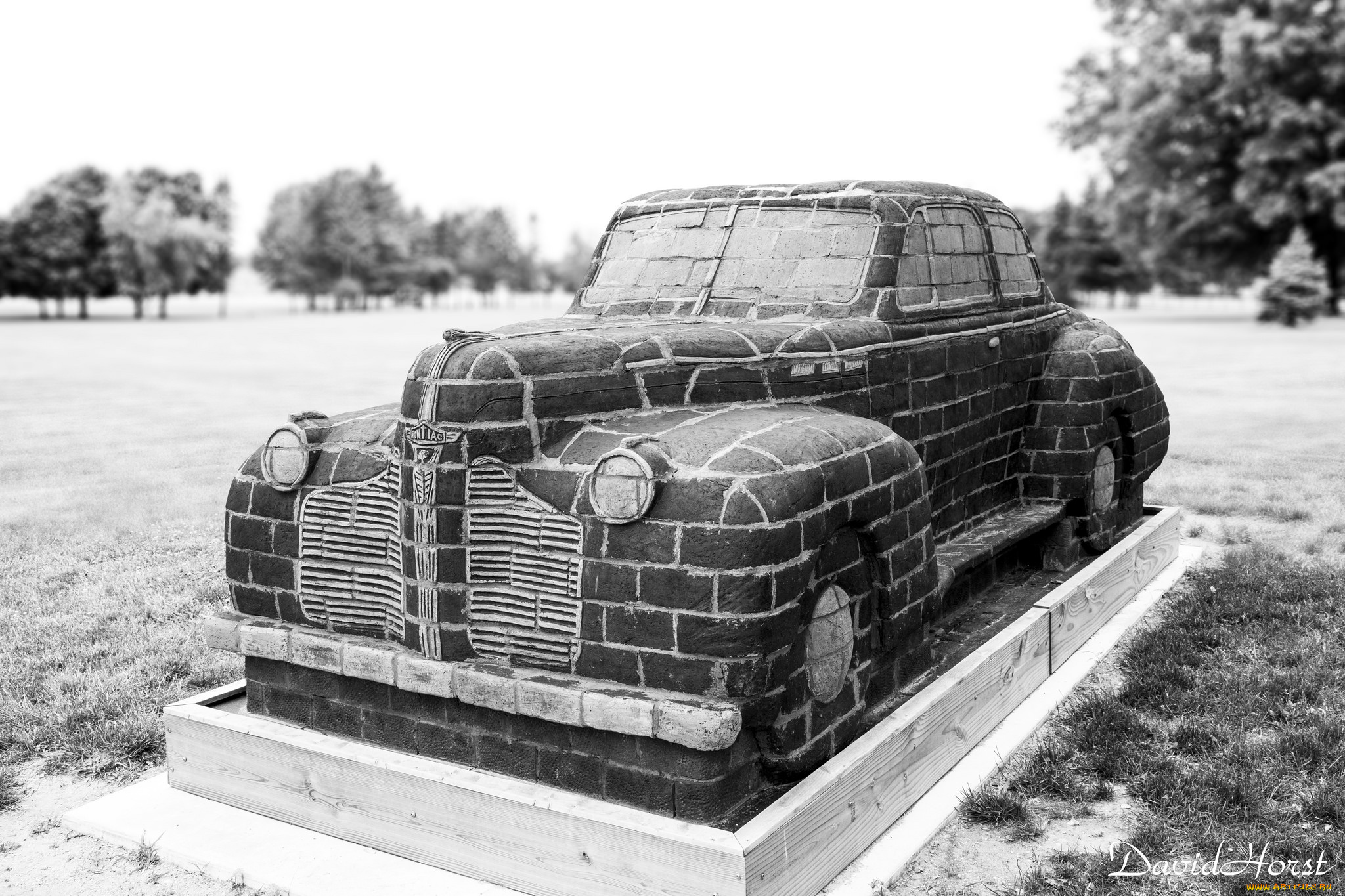 разное, садовые, и, парковые, скульптуры, машина