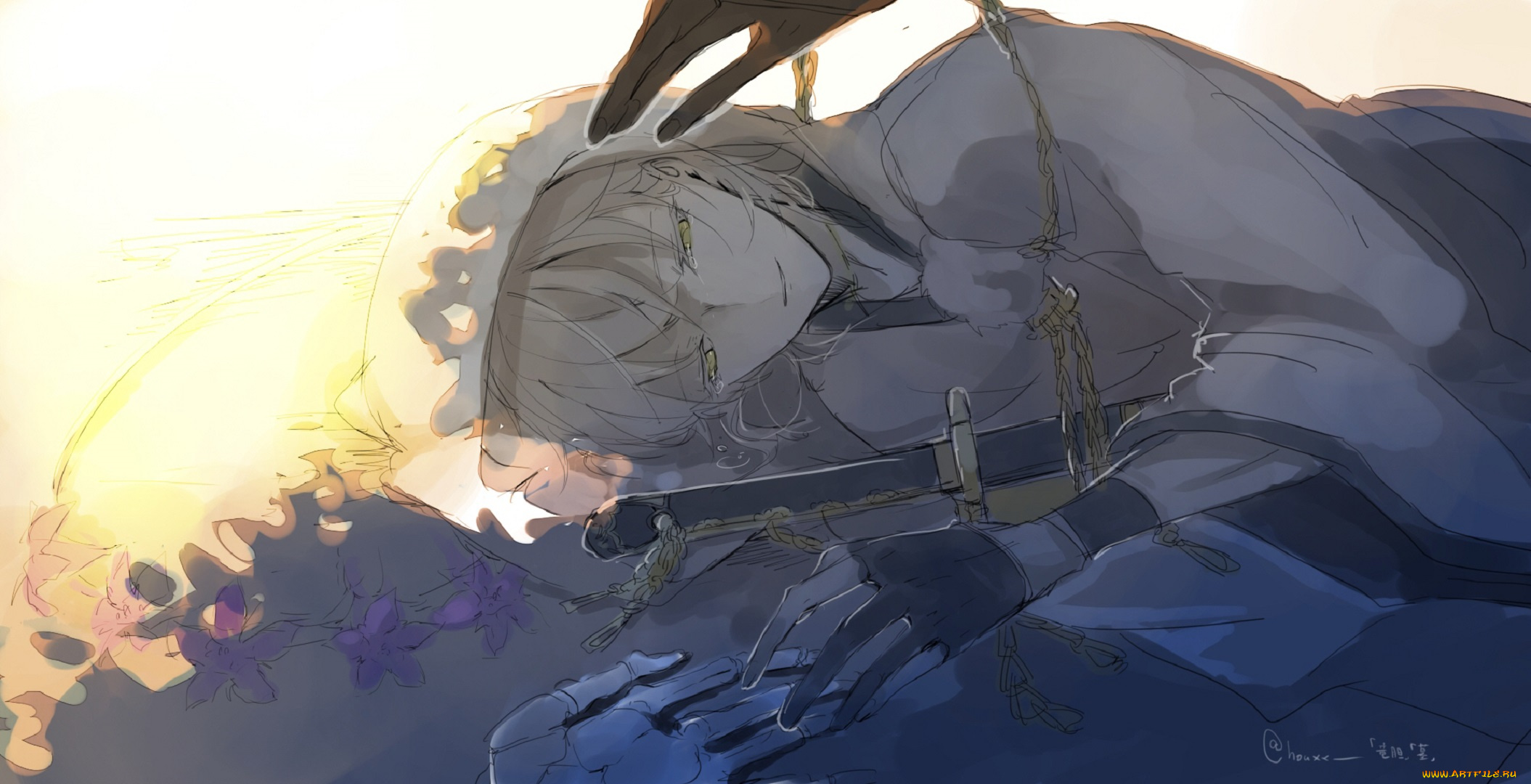 аниме, touken, ranbu, танец, мечей