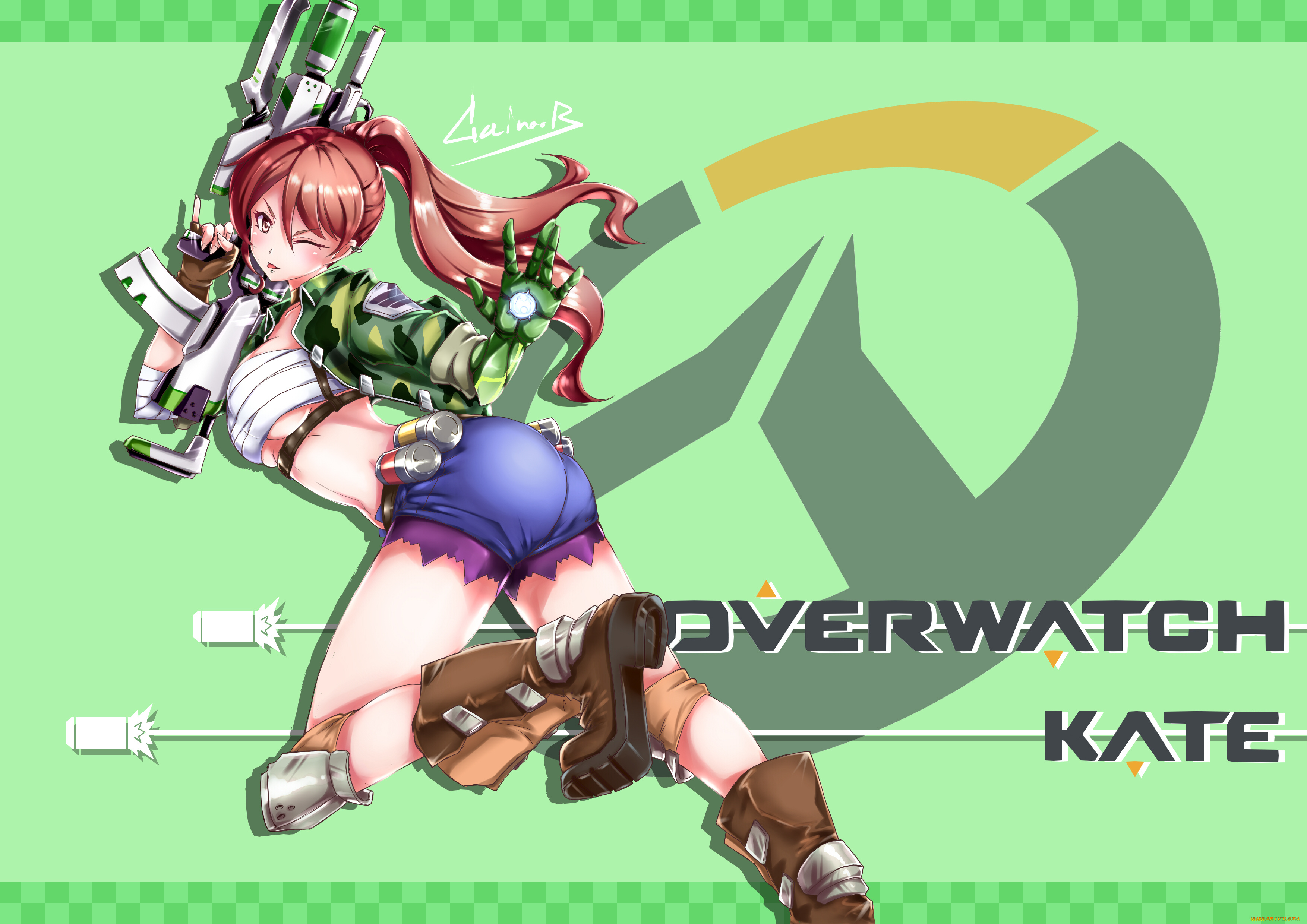 видео, игры, overwatch, девушка