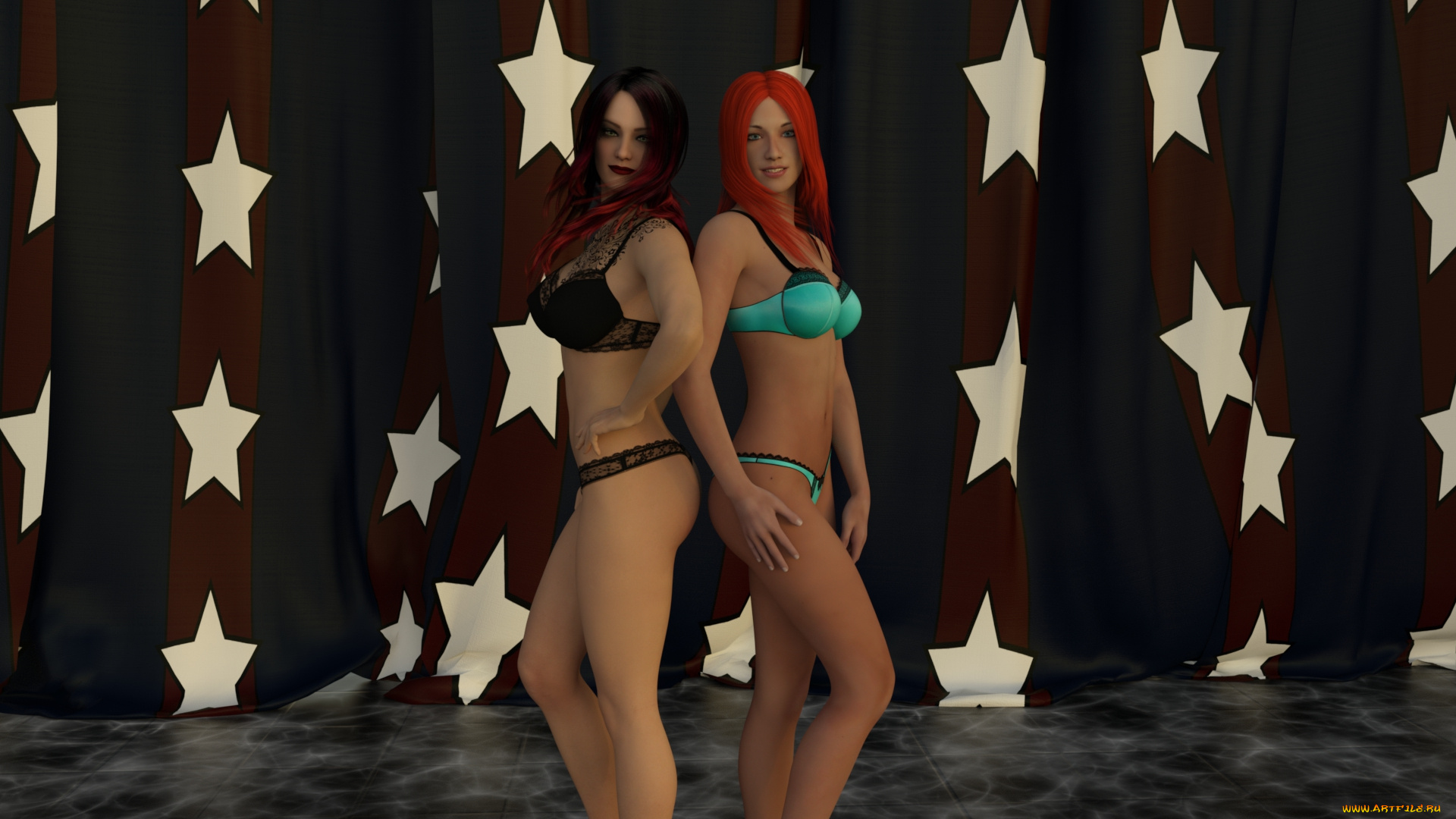 3д, графика, люди, , people, фон, взгляд, девушки