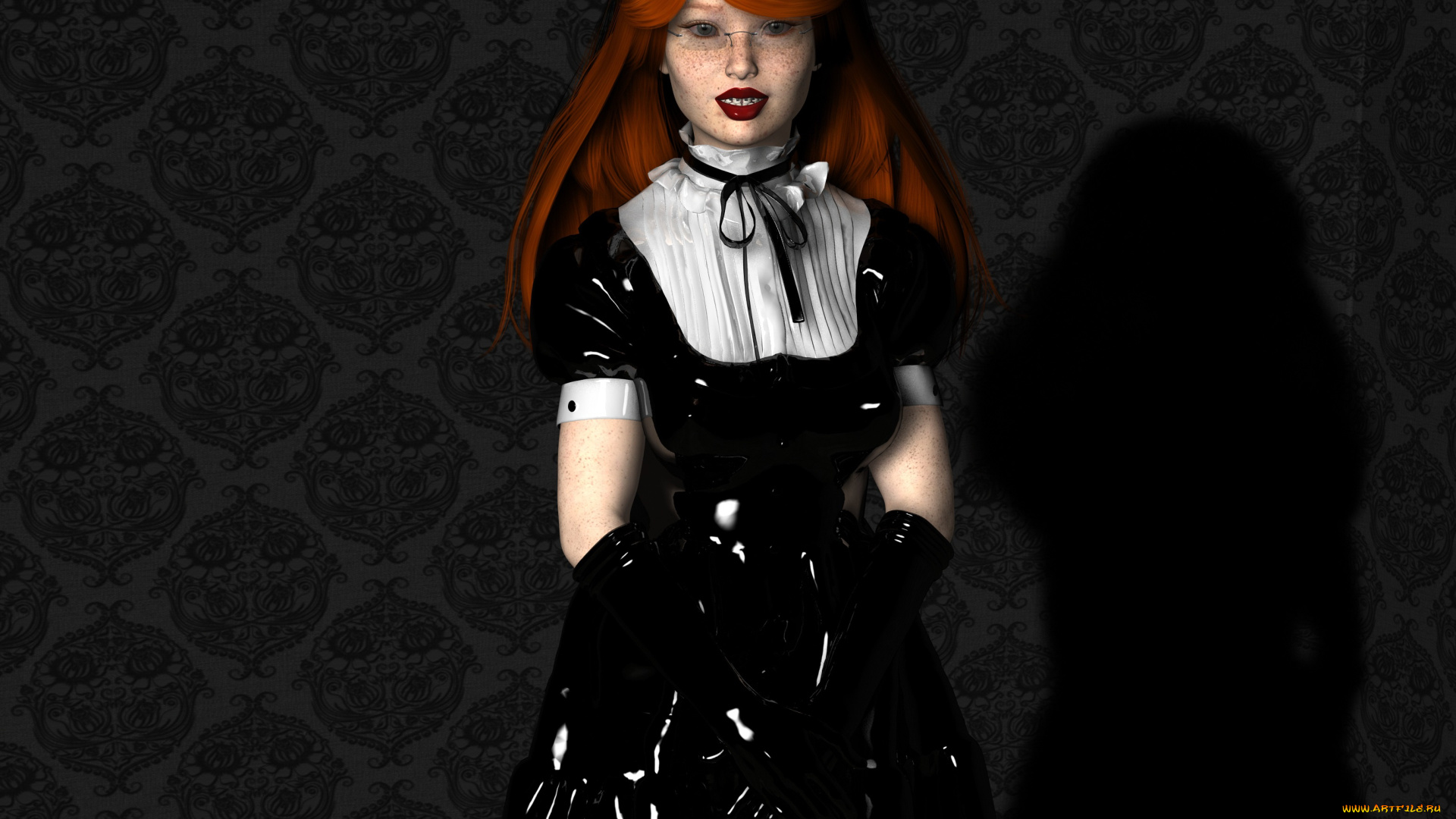 3д, графика, люди, , people, фон, взгляд, девушка