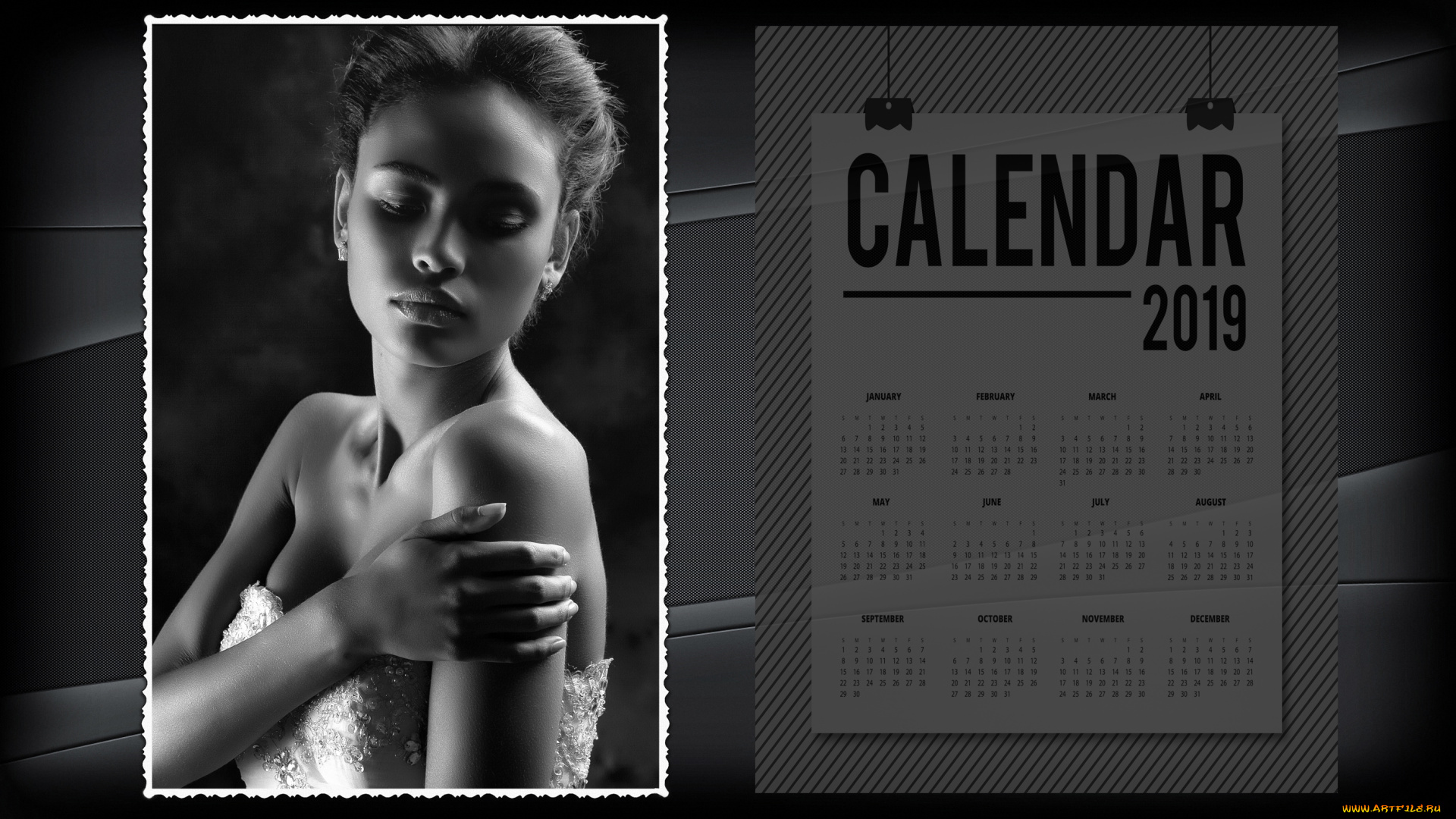 календари, девушки, женщина