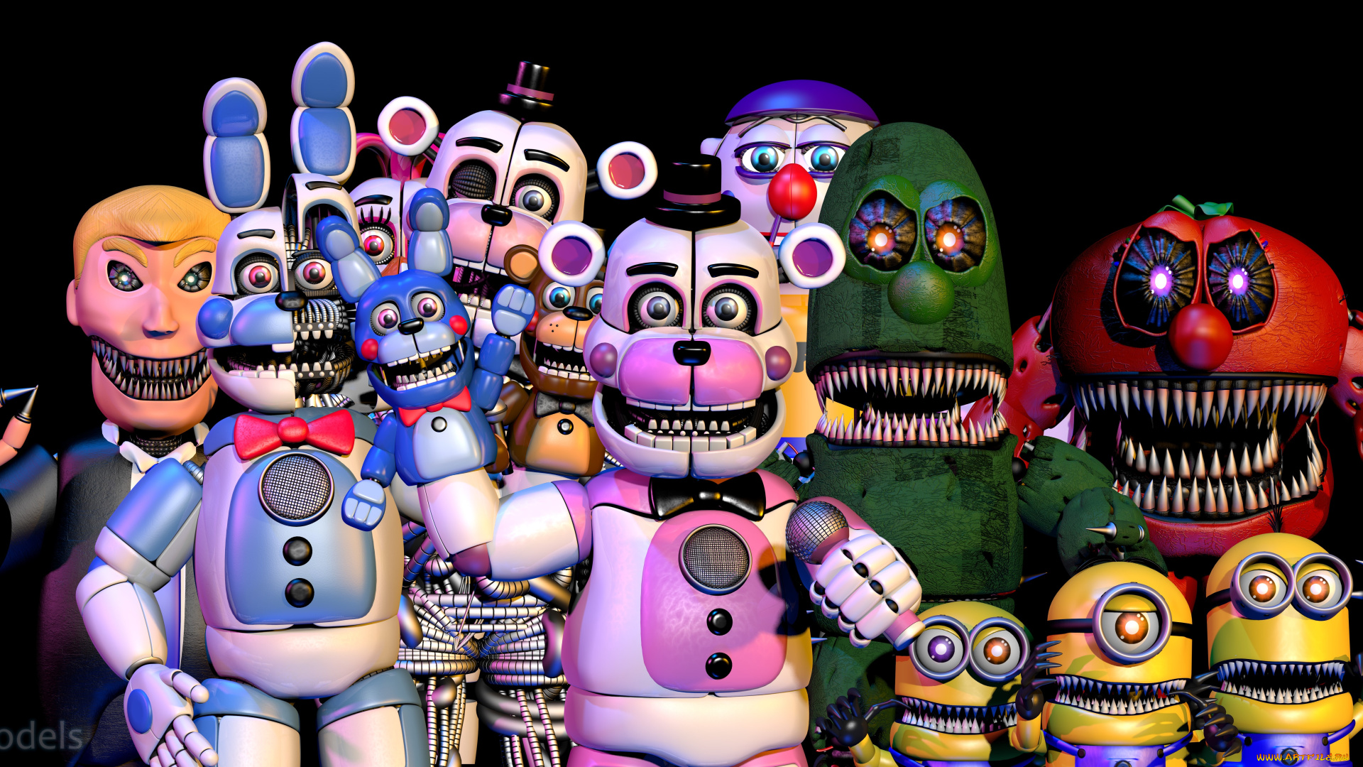 видео, игры, five, nights, at, freddy`s, five, nights, at, freddy's