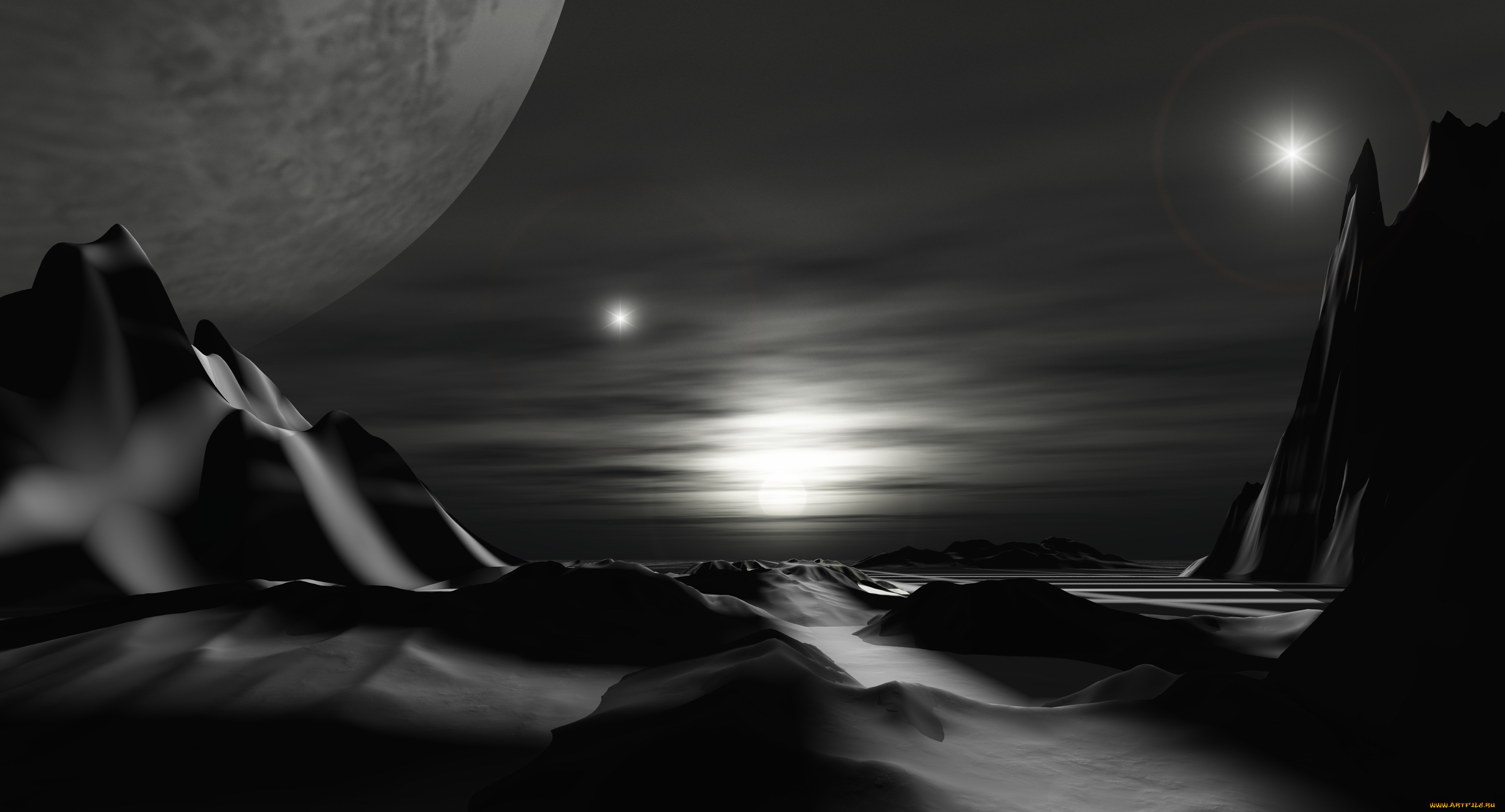 3д, графика, атмосфера, настроение, , atmosphere, , , mood, , планета, поверхность